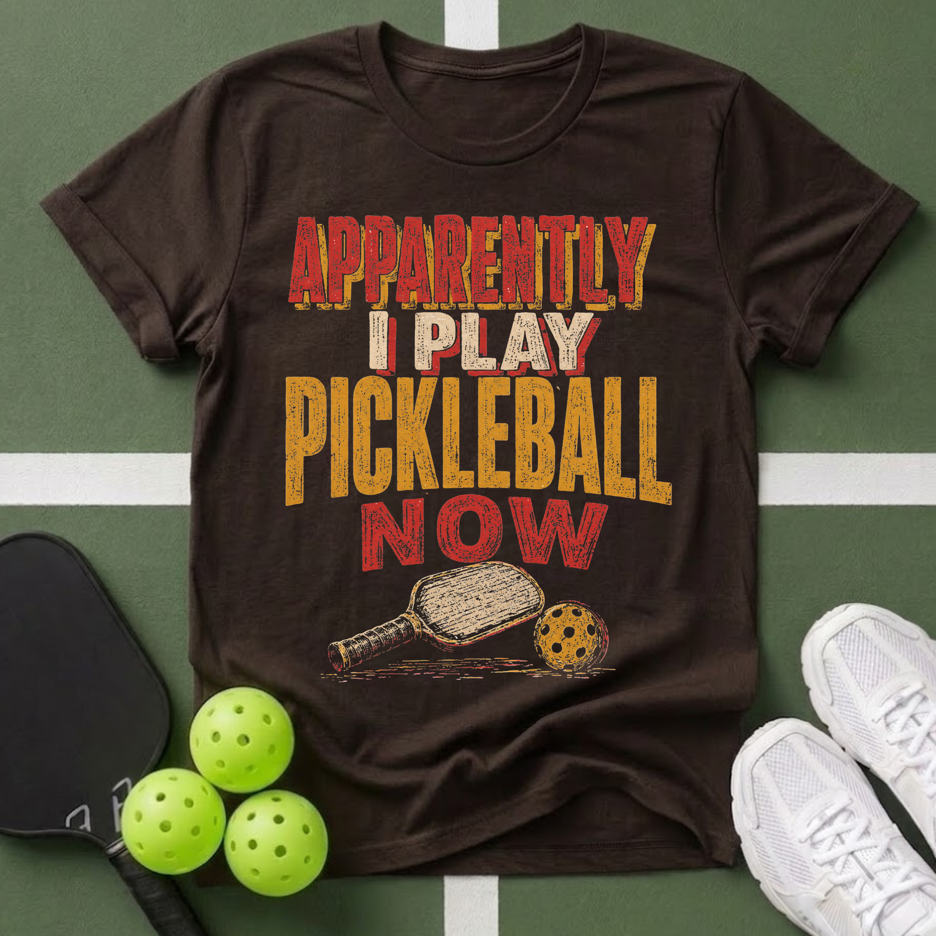 Apparently I Play Pickleball T-Shirt
