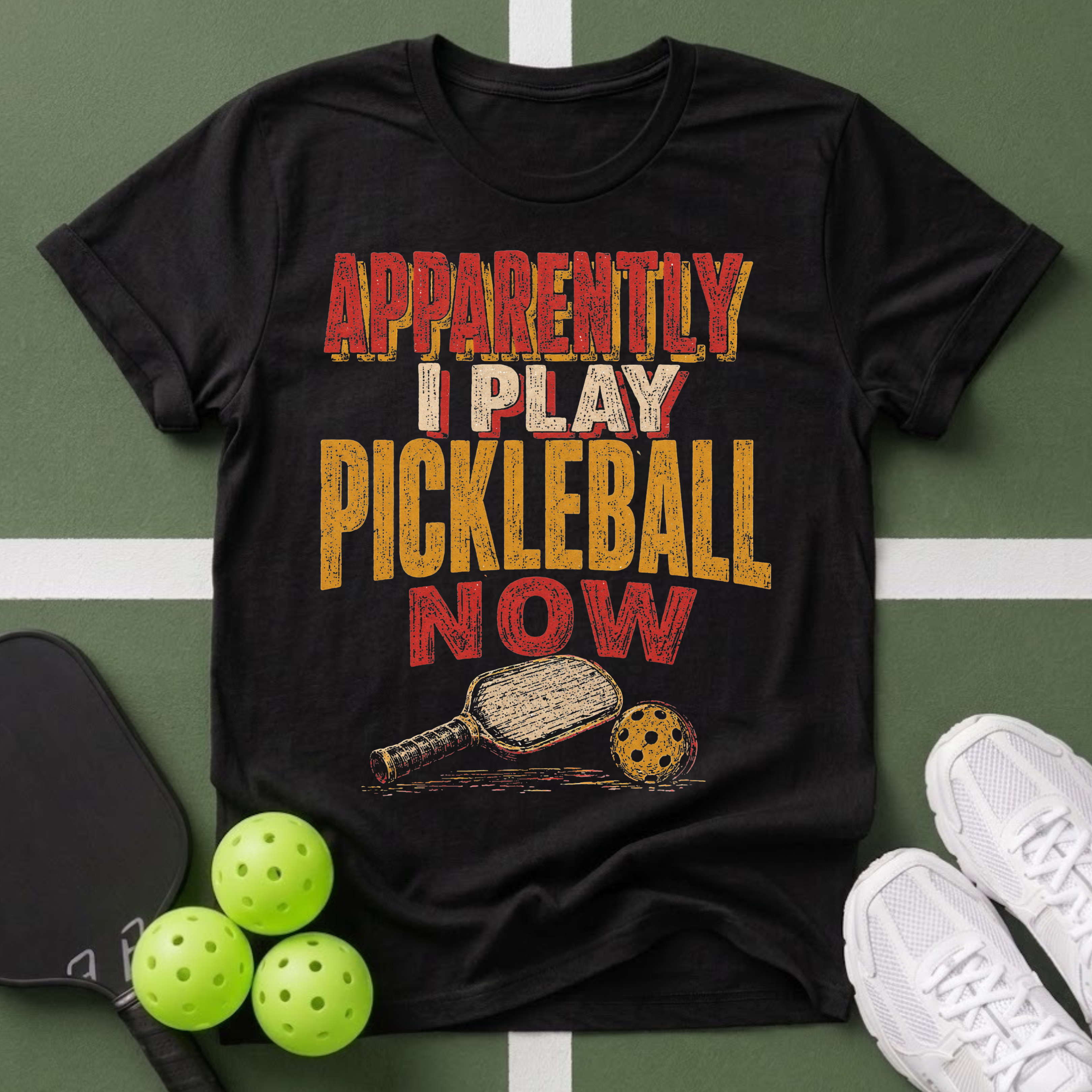 Apparently I Play Pickleball T-Shirt