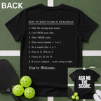 Ask Me The Score Front/Back T-Shirt