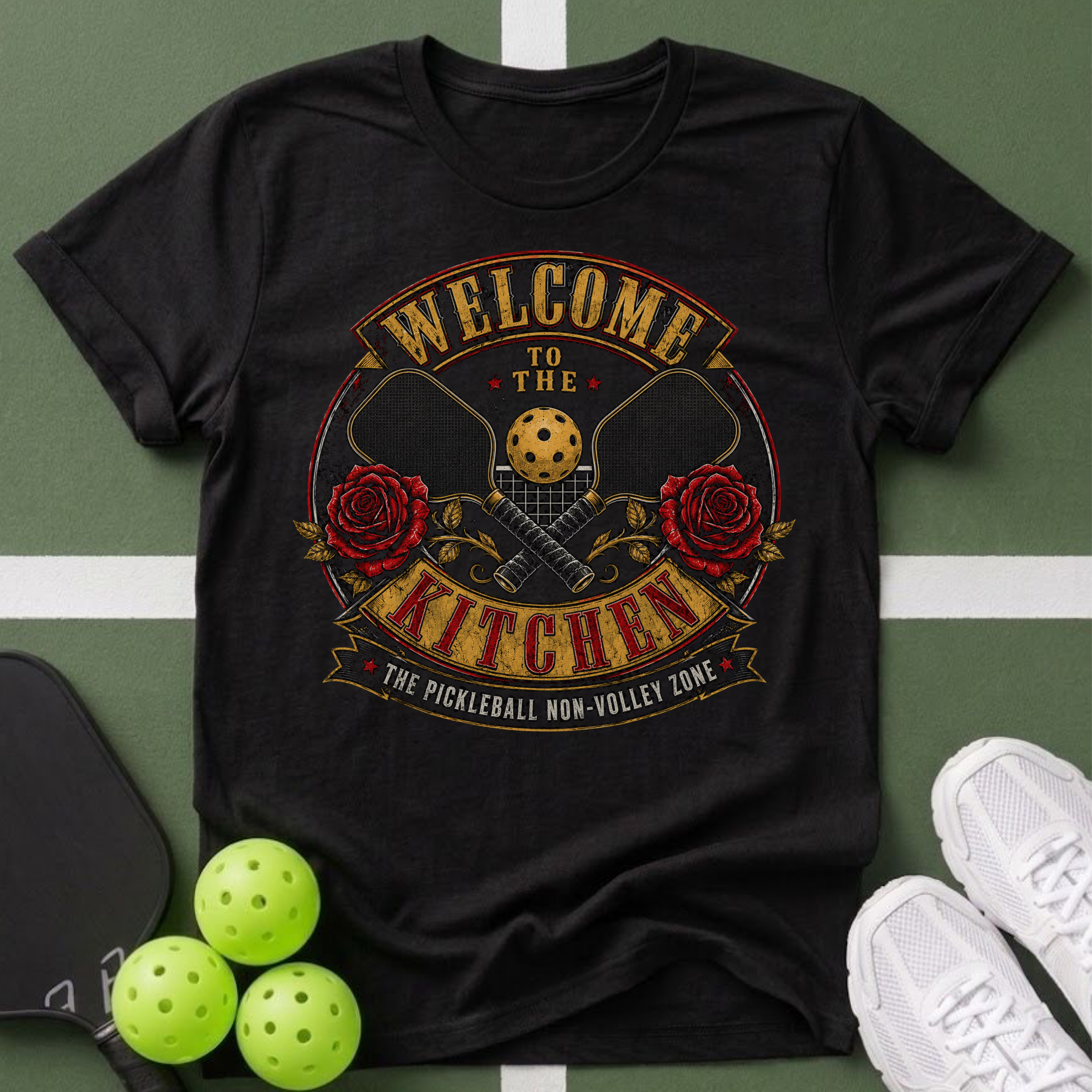 Welcome to the Kitchen Pickleball T-Shirt