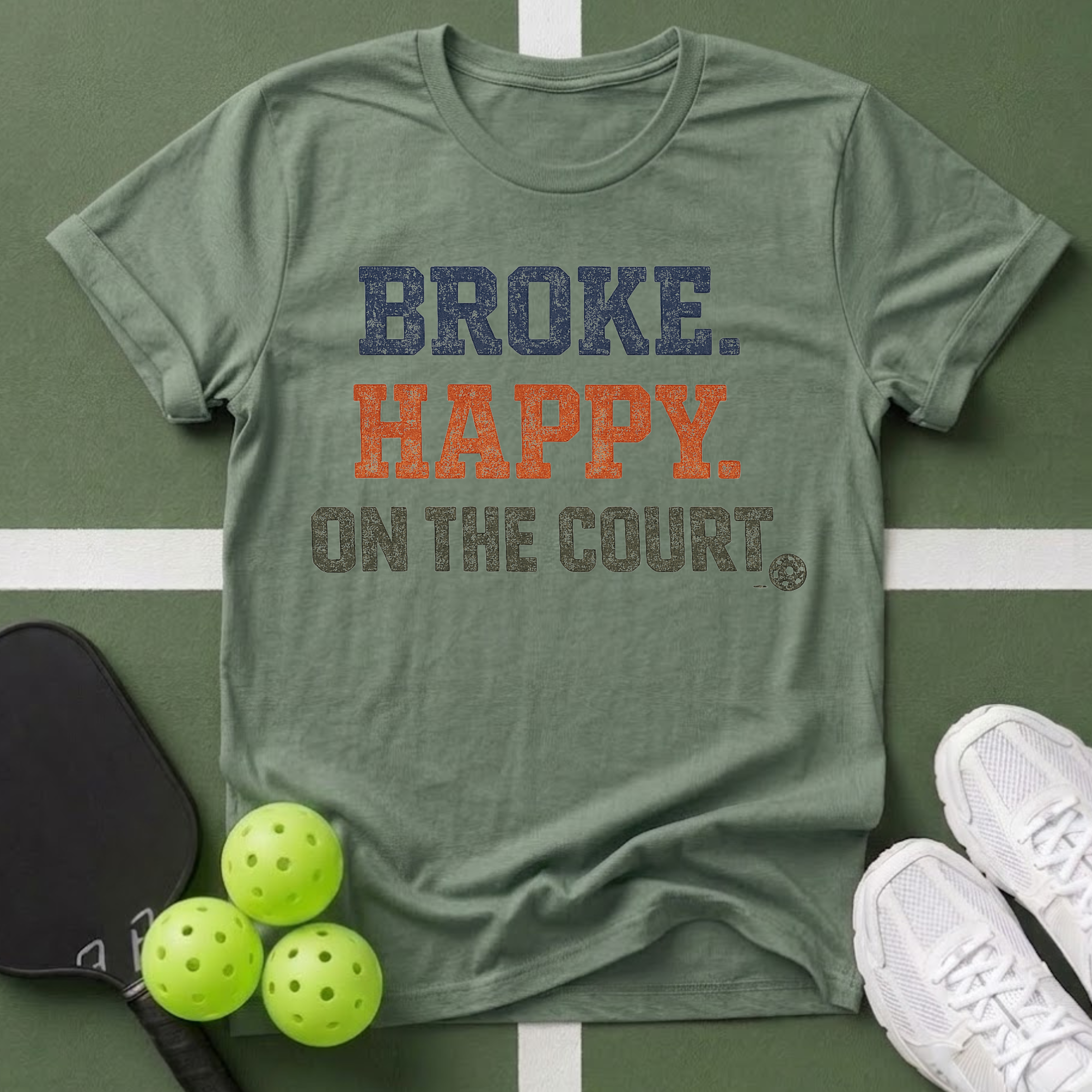 Broke and Happy T-SHIRT