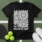 Flower Wild on the Court  T‑Shirt