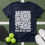 Flower Wild on the Court  T‑Shirt