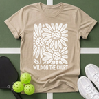Flower Wild on the Court  T‑Shirt