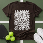 Flower Wild on the Court  T‑Shirt