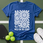 Flower Wild on the Court  T‑Shirt
