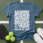 Flower Wild on the Court  T‑Shirt