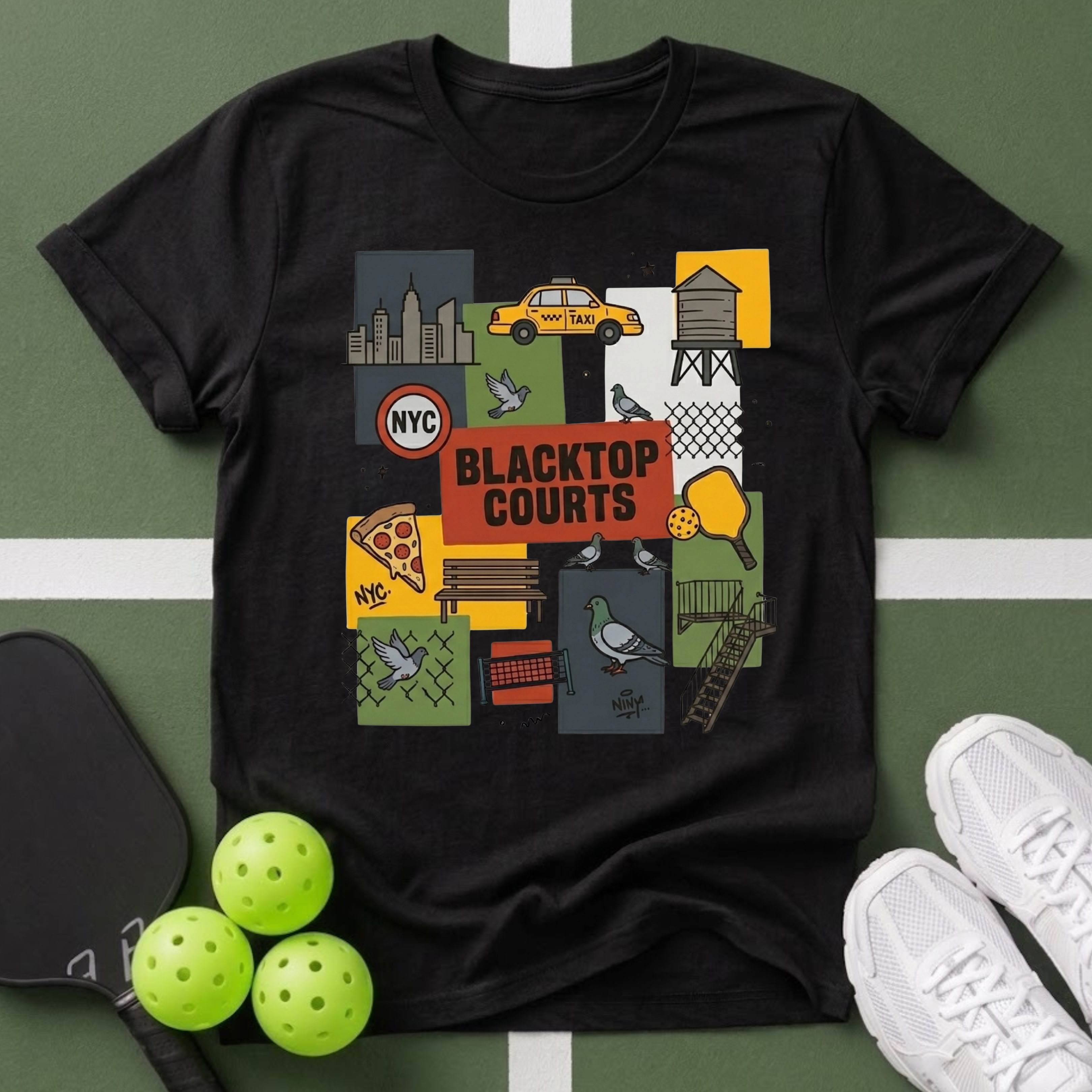 Blacktop Courts T-Shirt