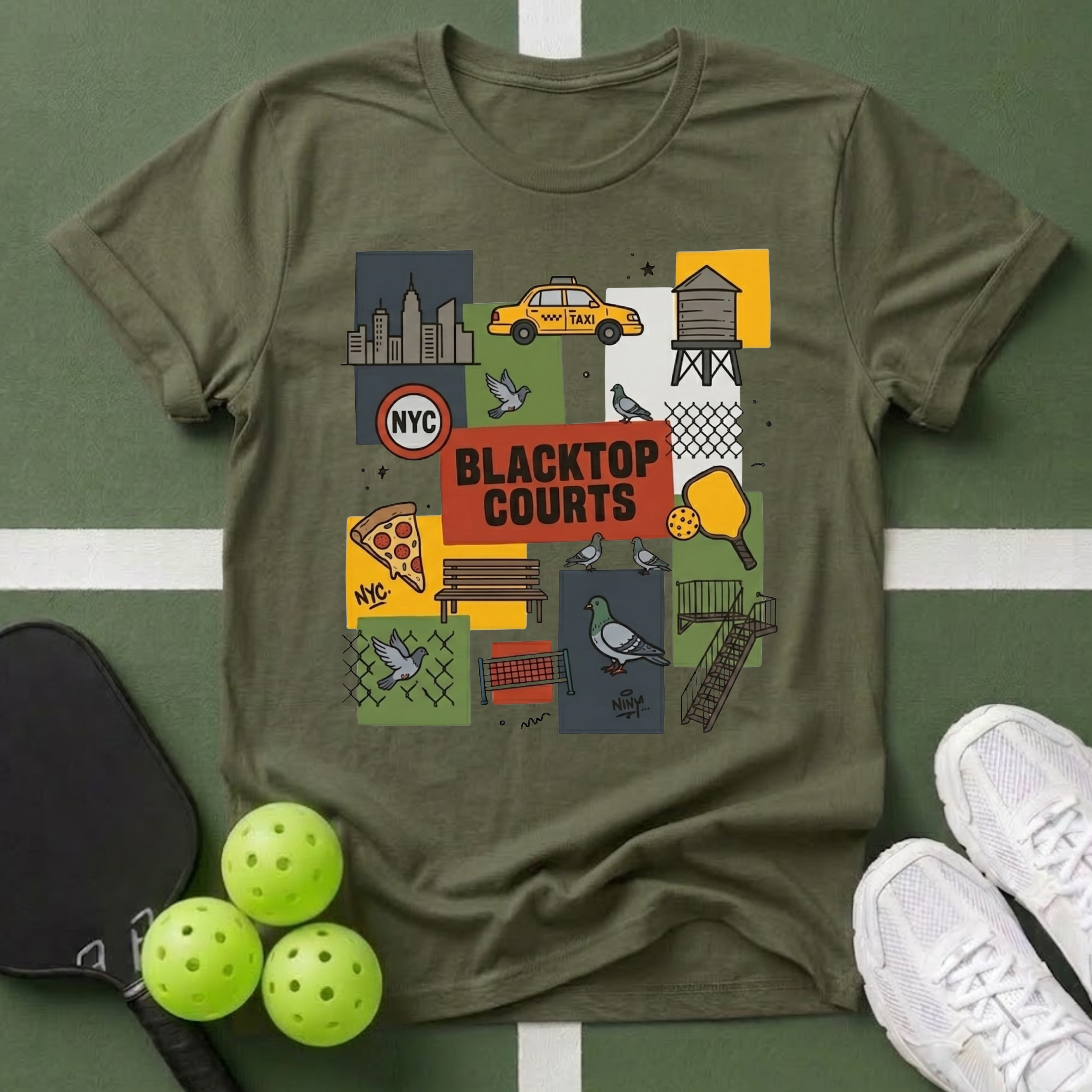 Blacktop Courts T-Shirt
