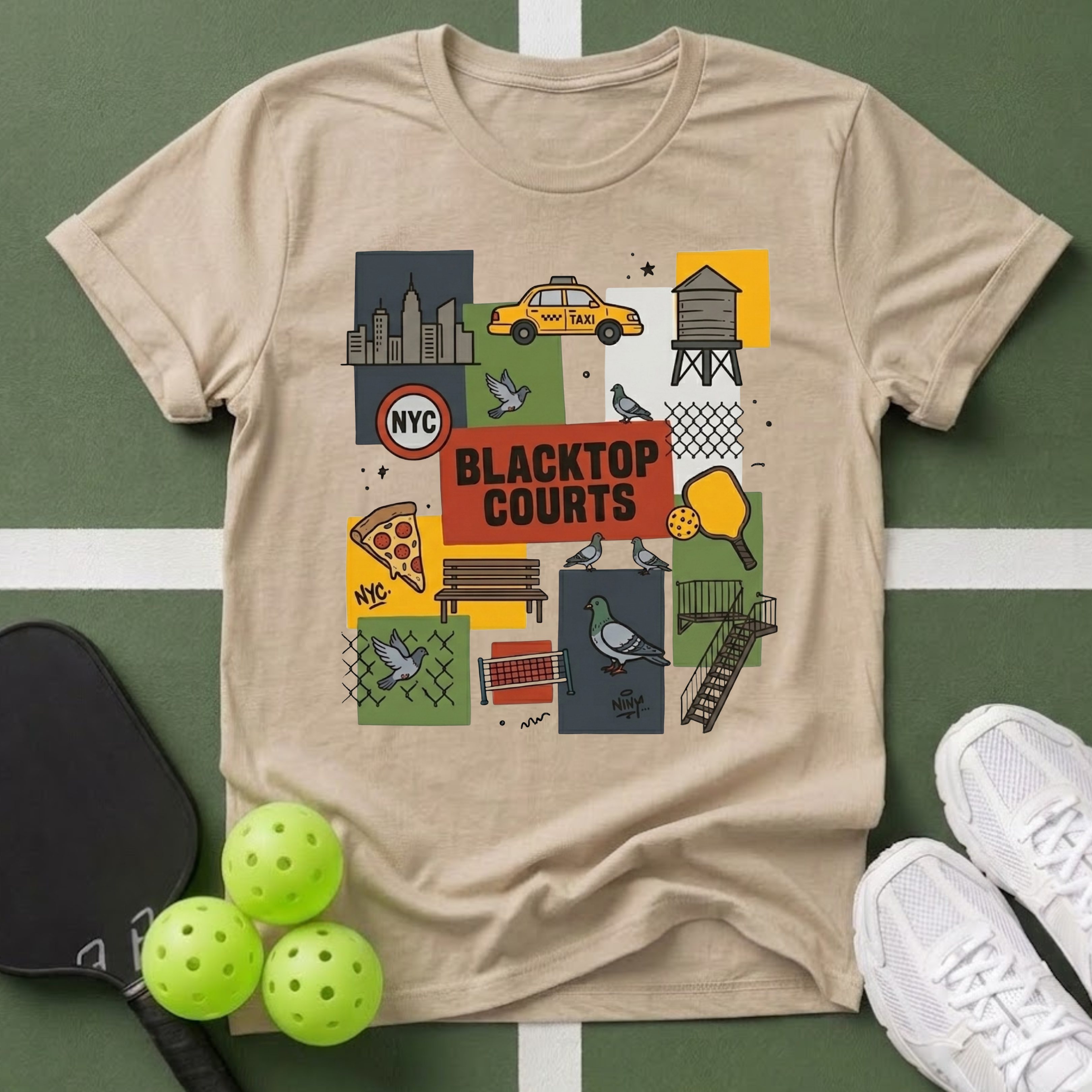 Blacktop Courts T-Shirt