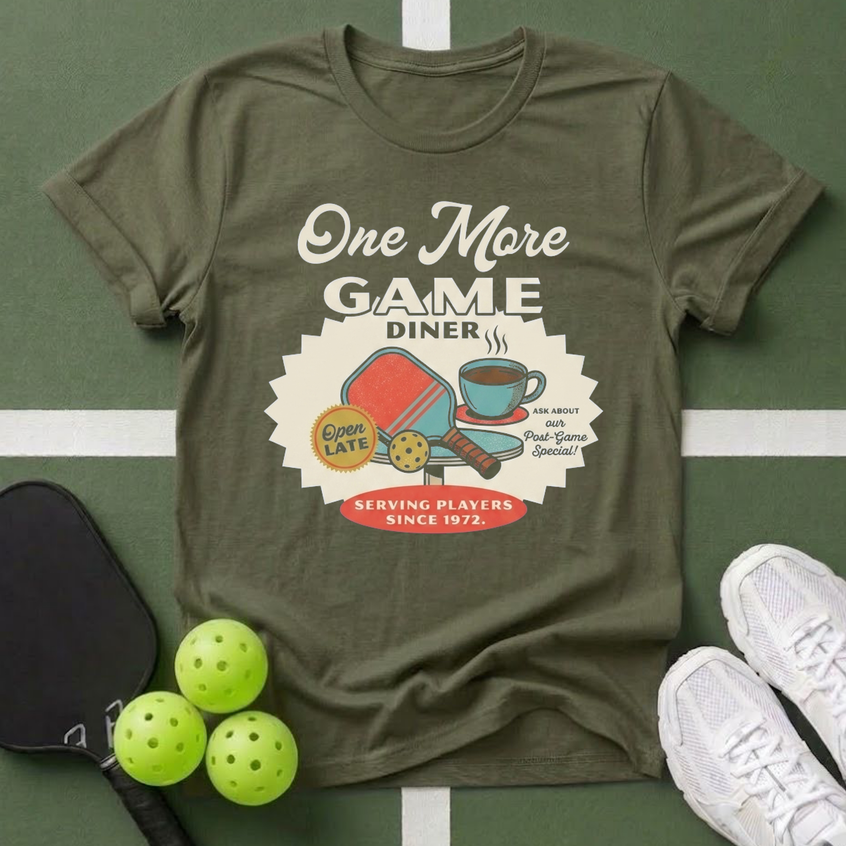 One More Game Diner T-Shirt