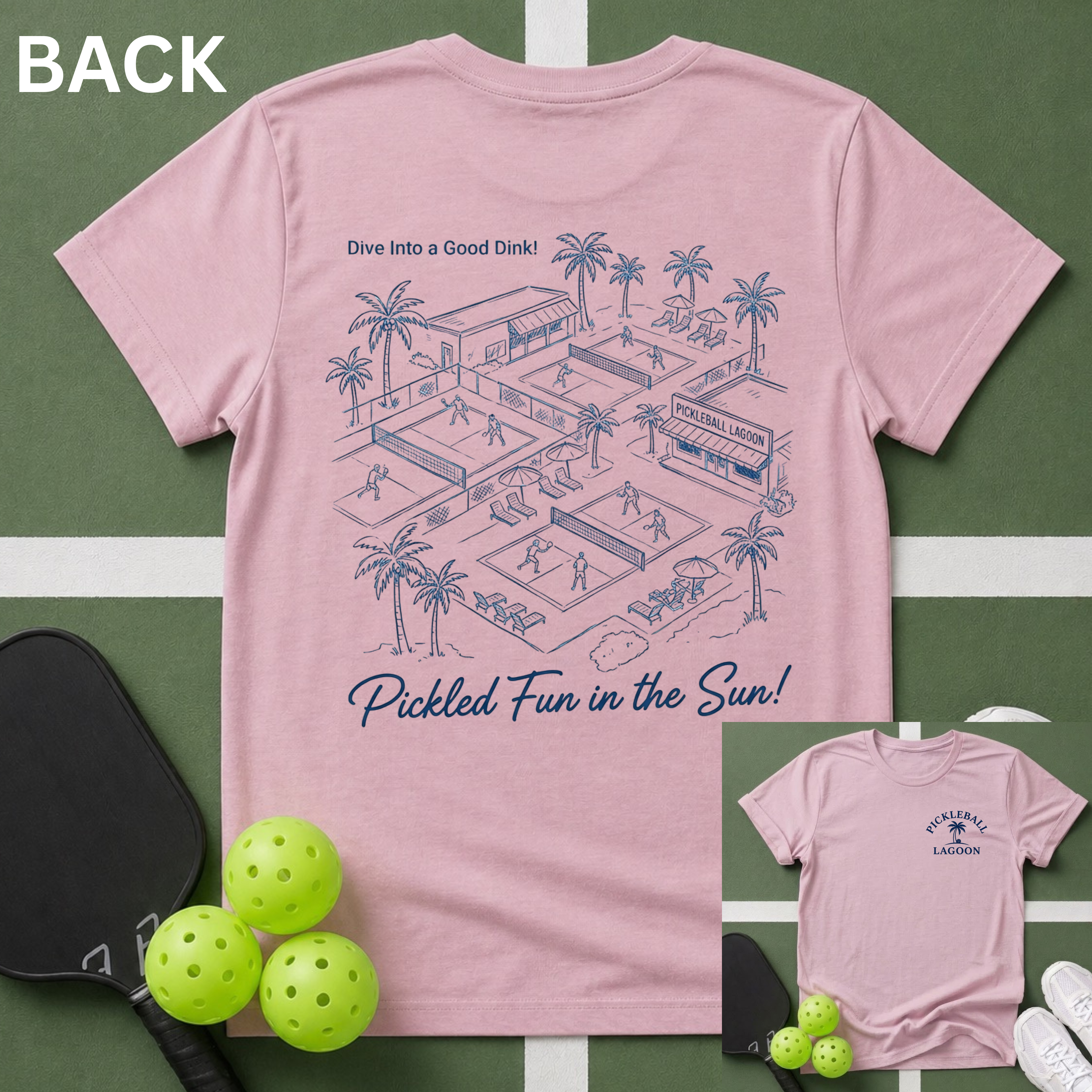 Pickleball Lagoon T-Shirt