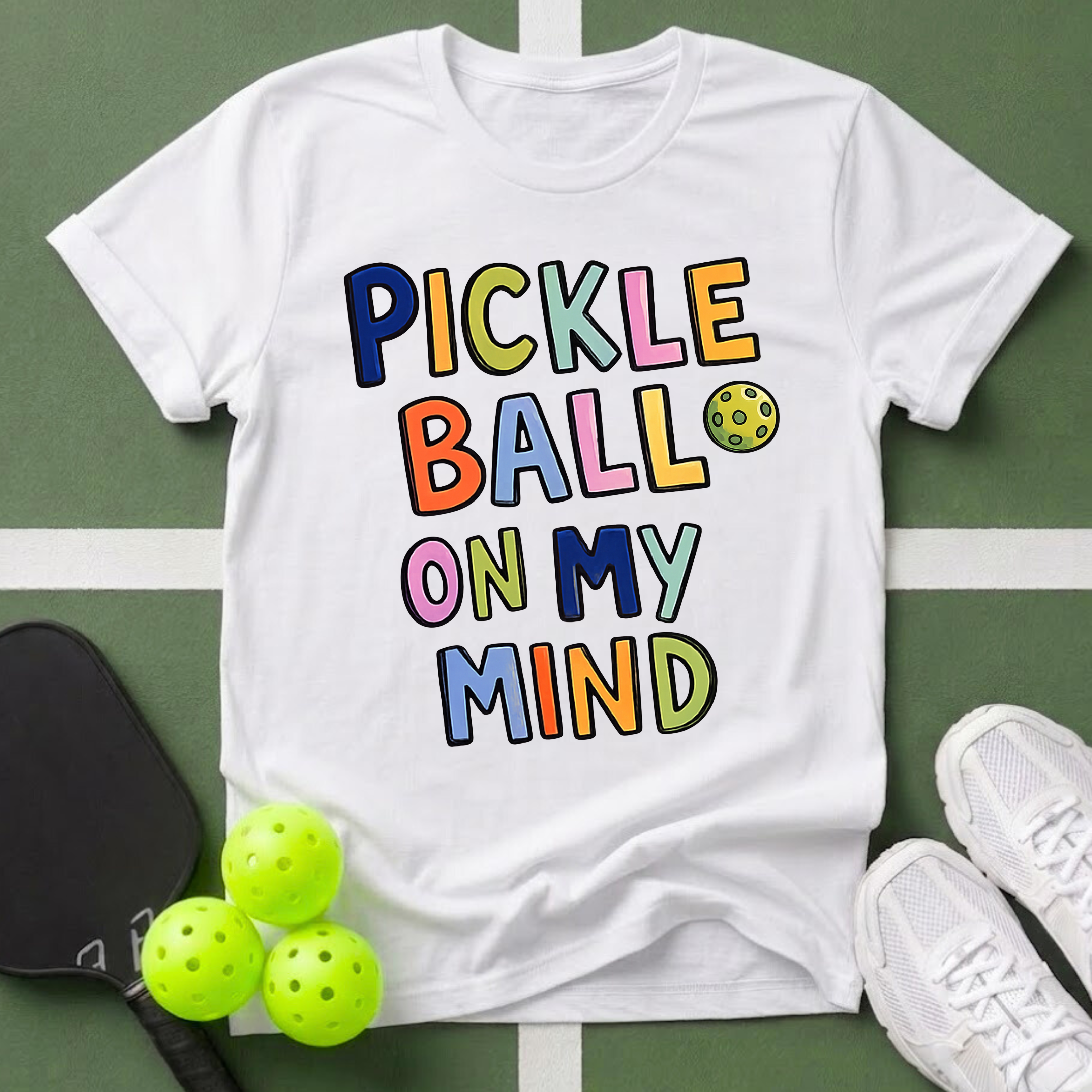Pickleball On My Mind T-Shirt