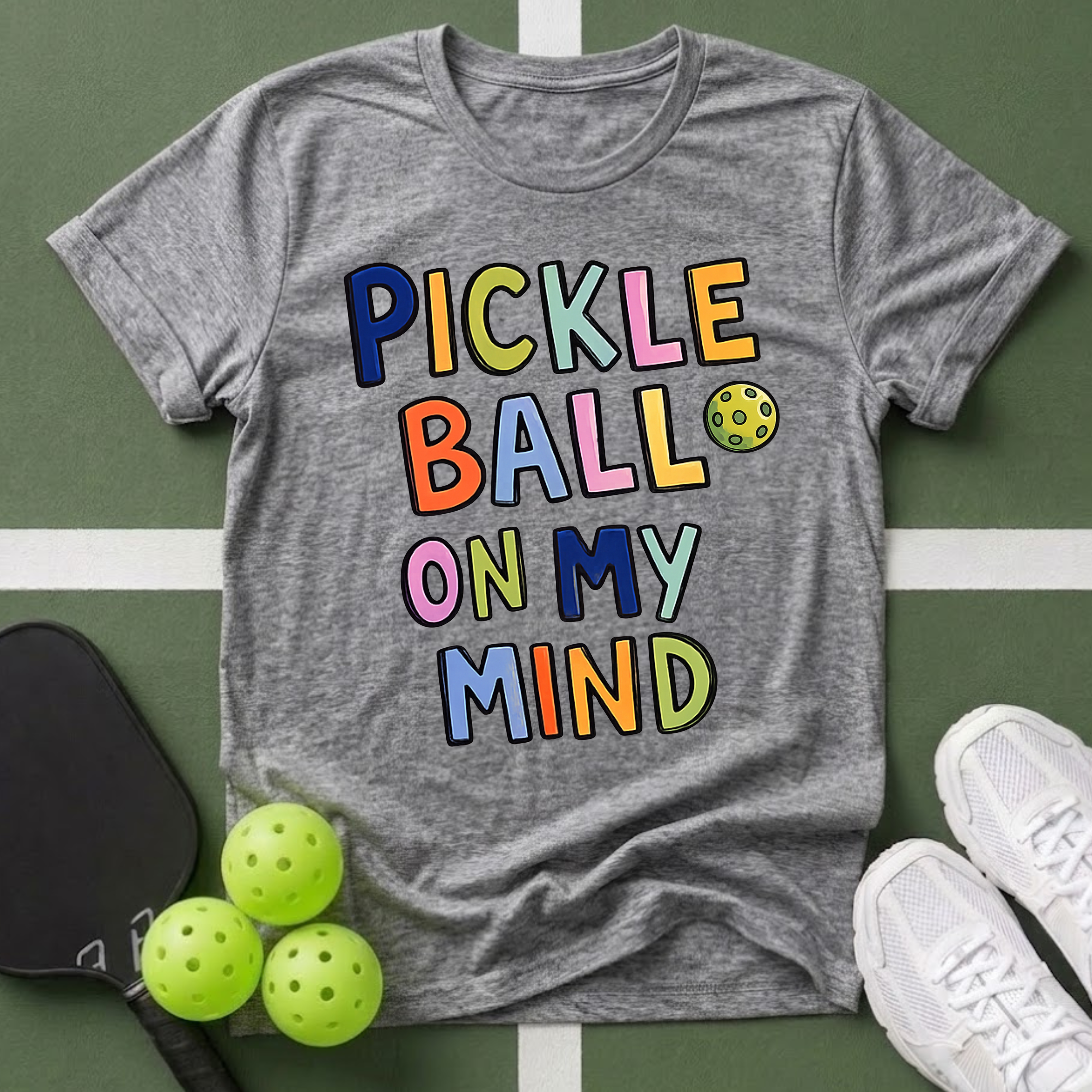 Pickleball On My Mind T-Shirt