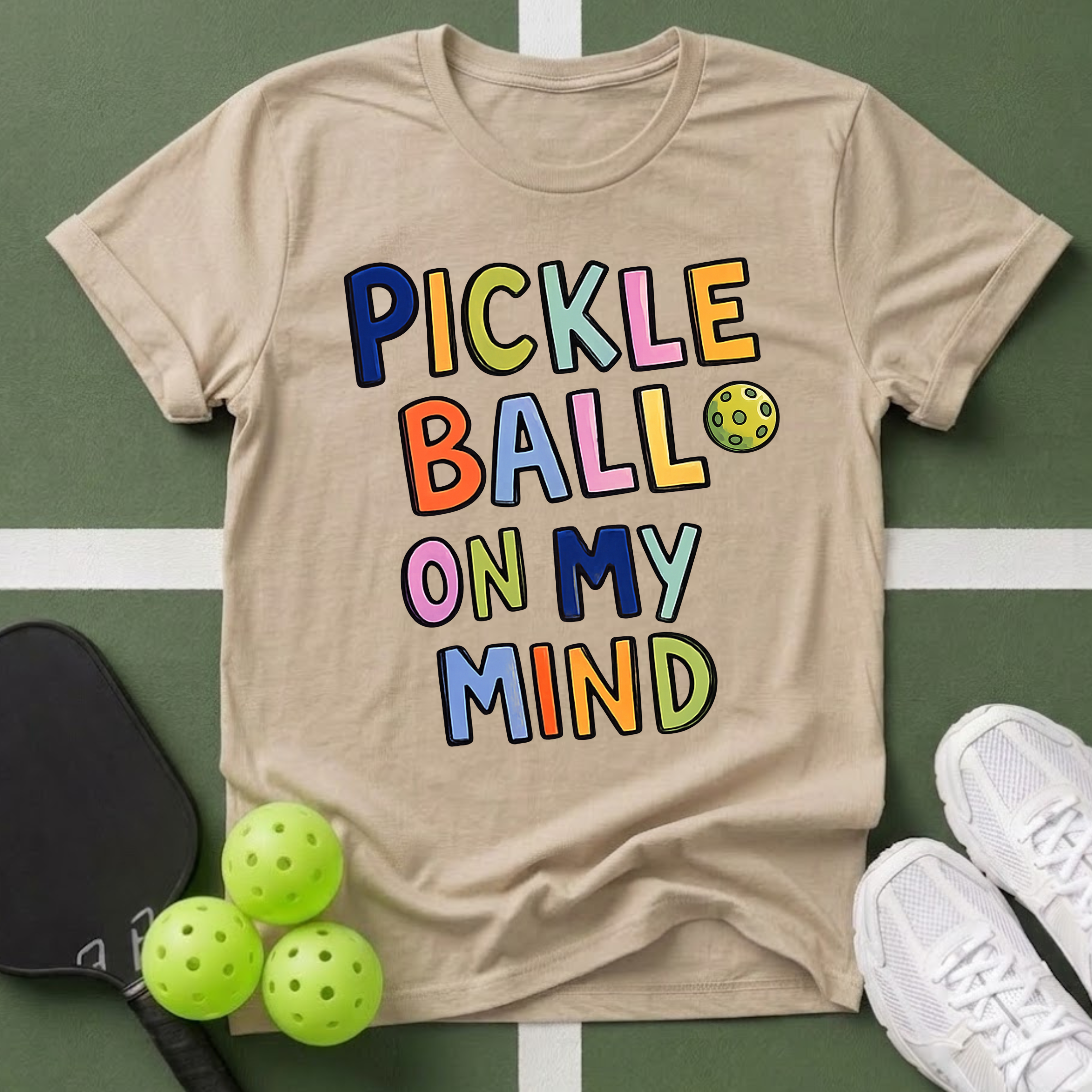 Pickleball On My Mind T-Shirt