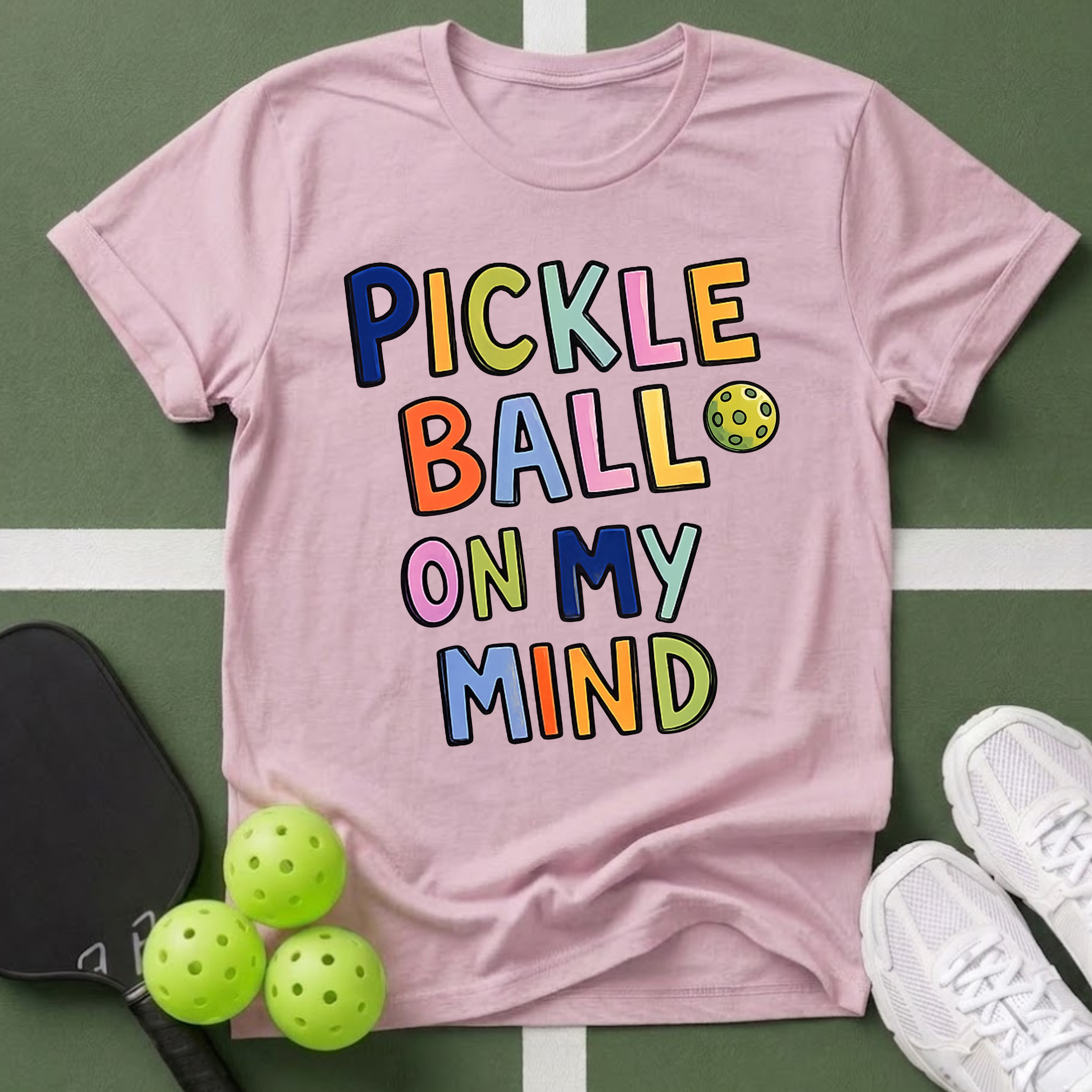 Pickleball On My Mind T-Shirt