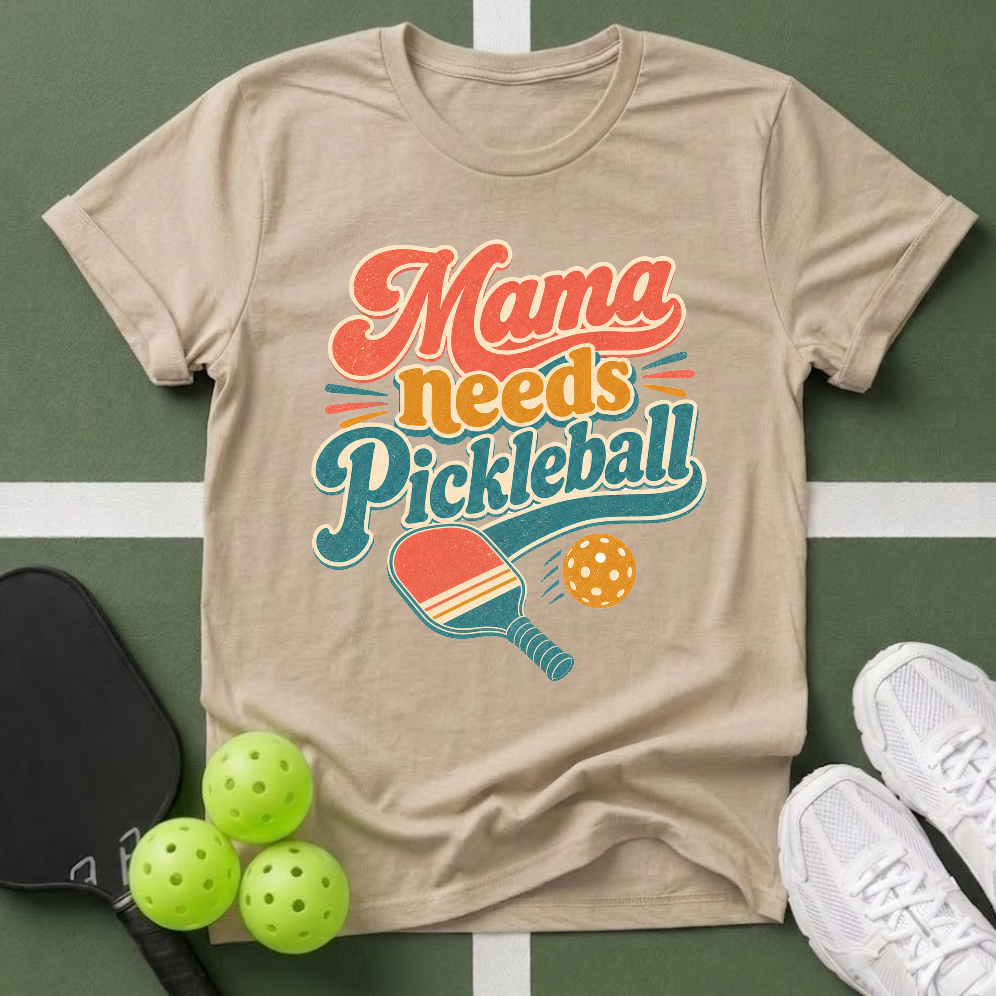 Mama Needs Pickleball T-Shirt