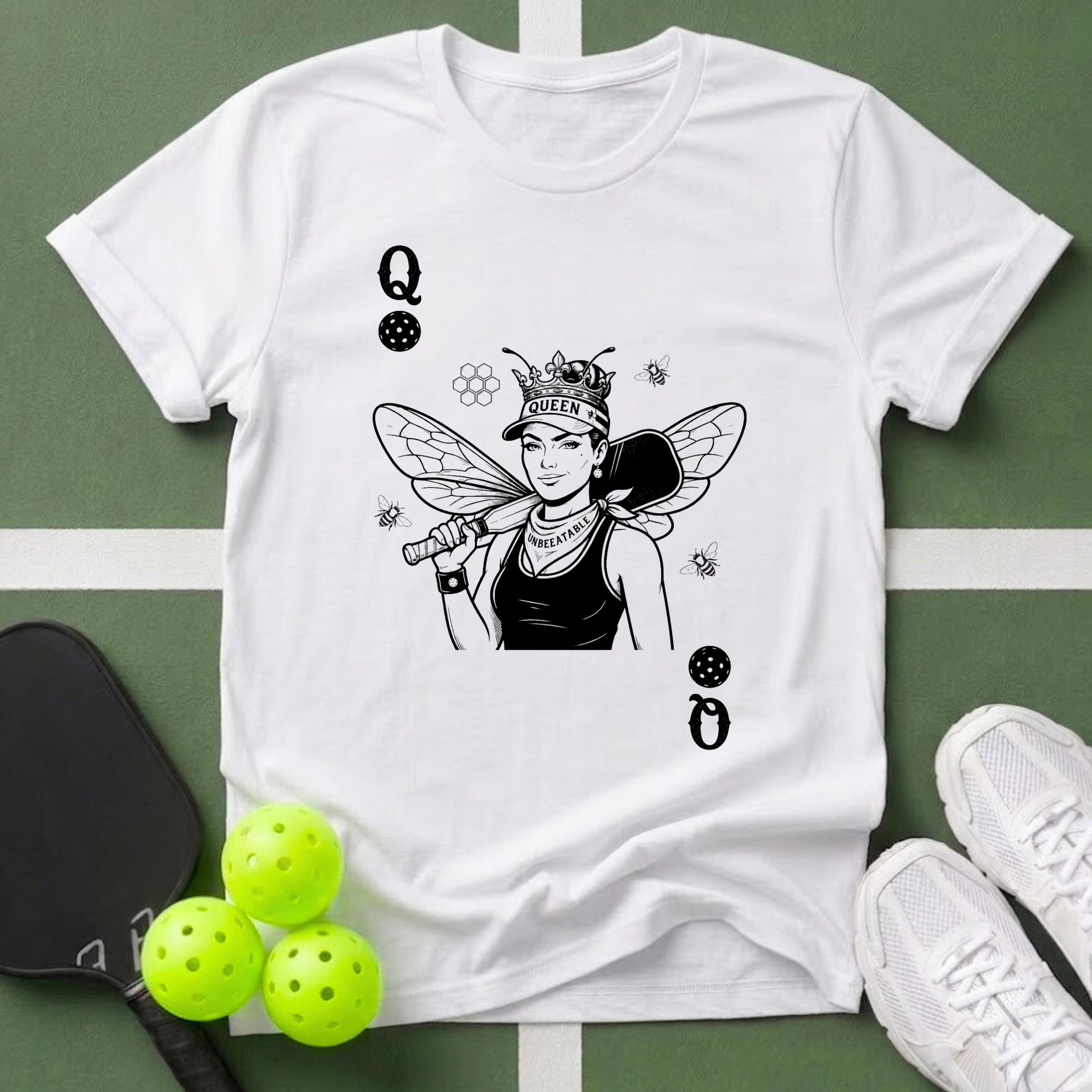 Cards Queen Bee Woman T-Shirt