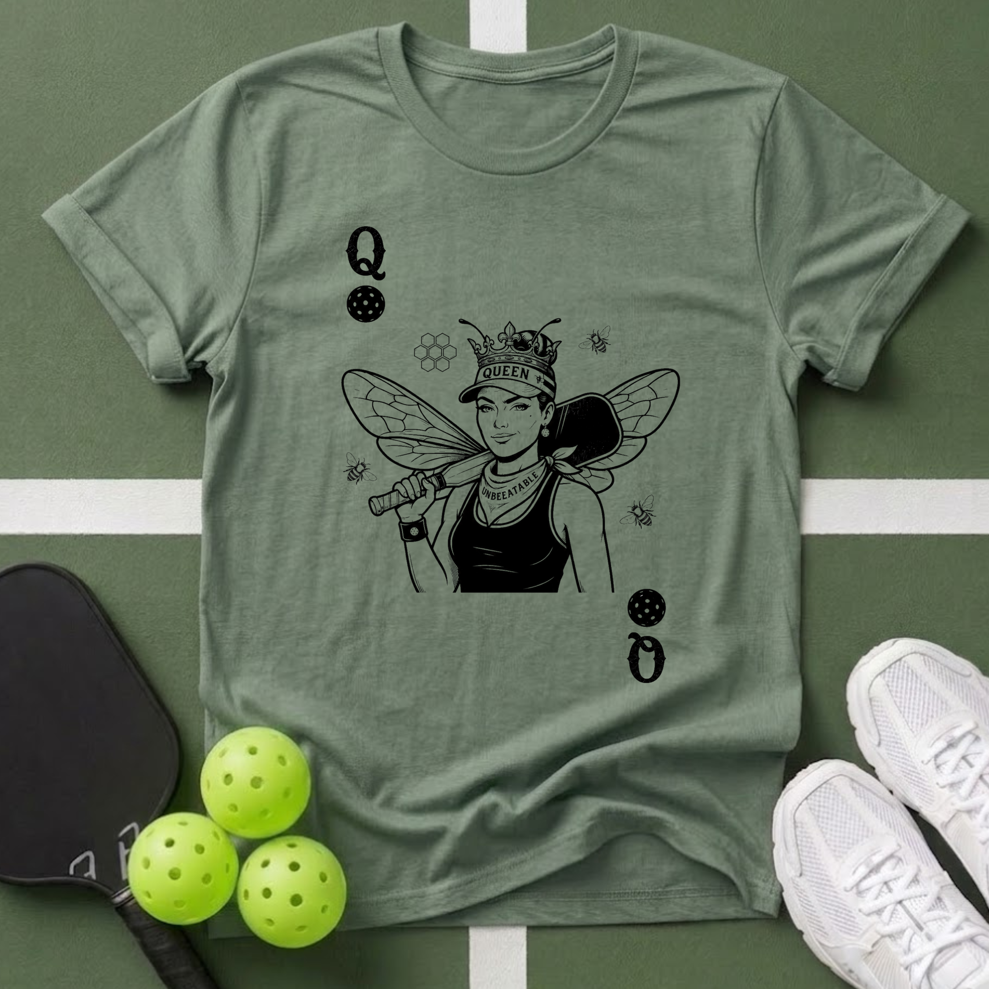Cards Queen Bee Woman T-Shirt