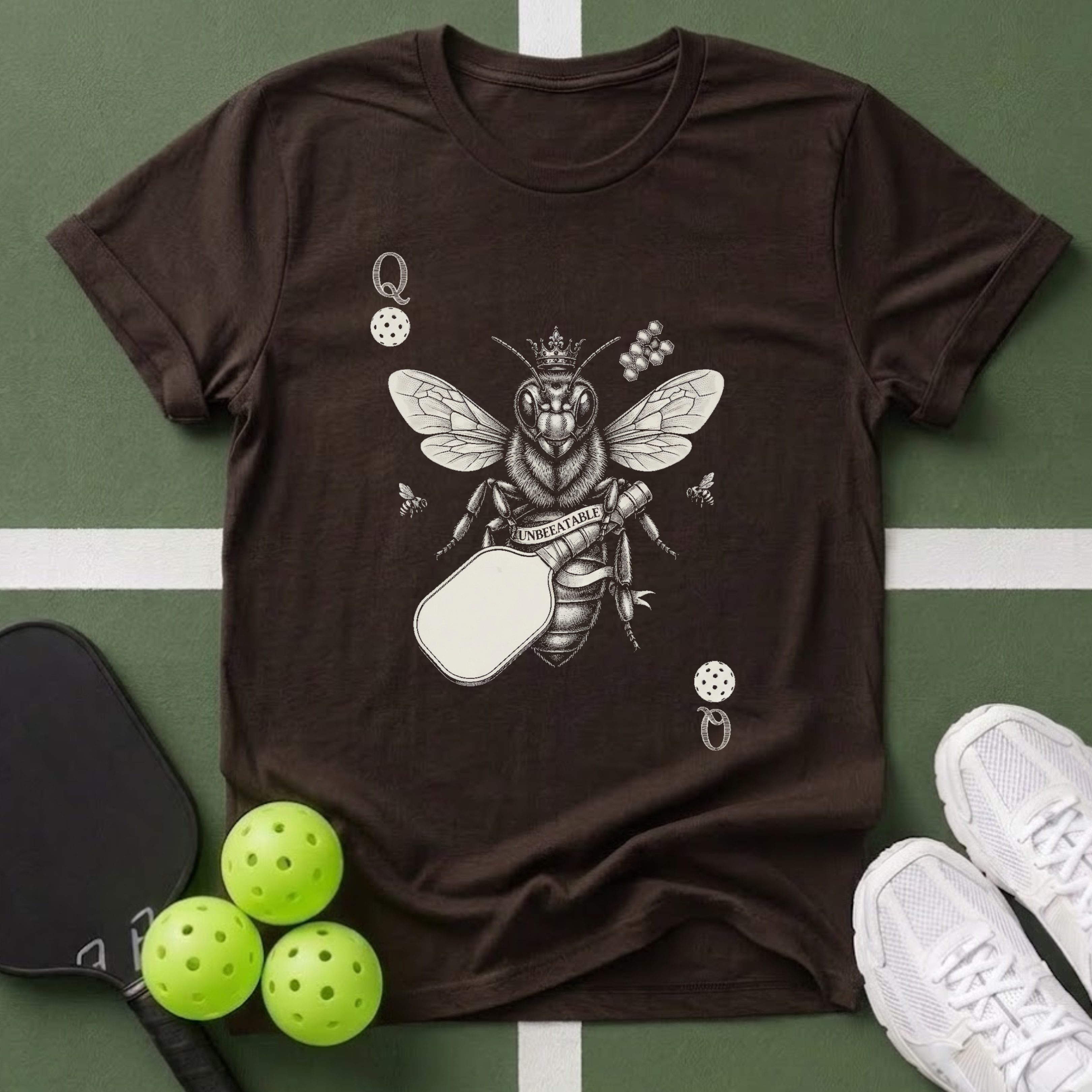 Cards Queen Bee and Paddle T-Shirt