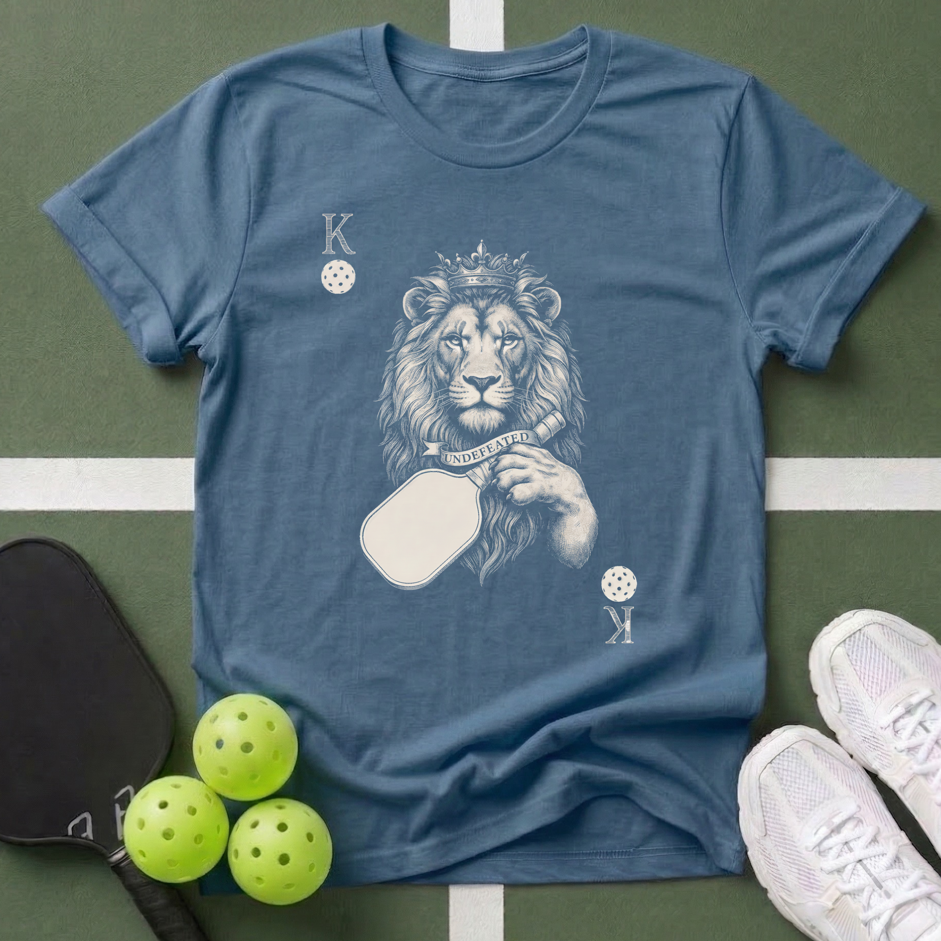 Cards King Lion T-Shirt