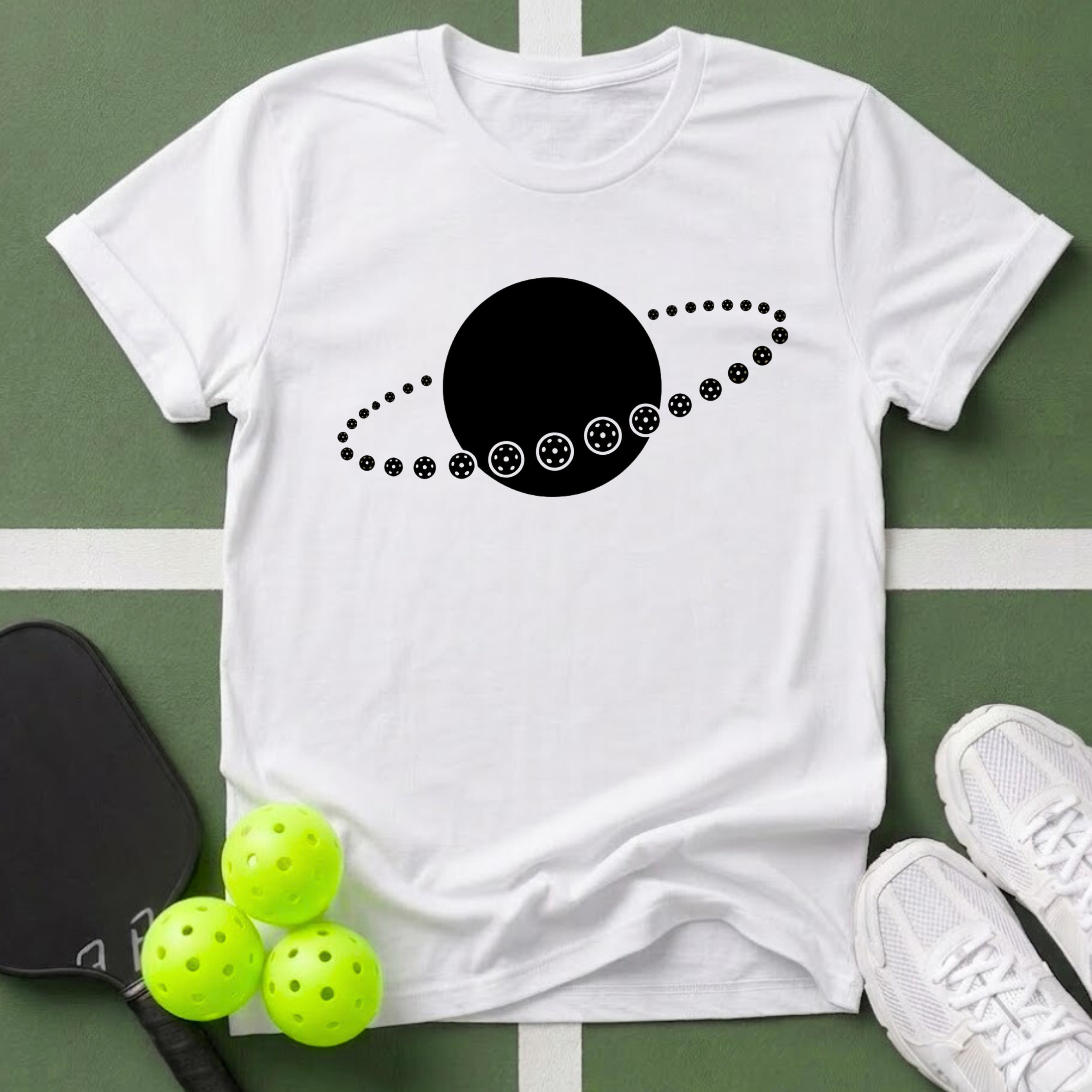 Saturn Pickleball Ring T‑Shirt