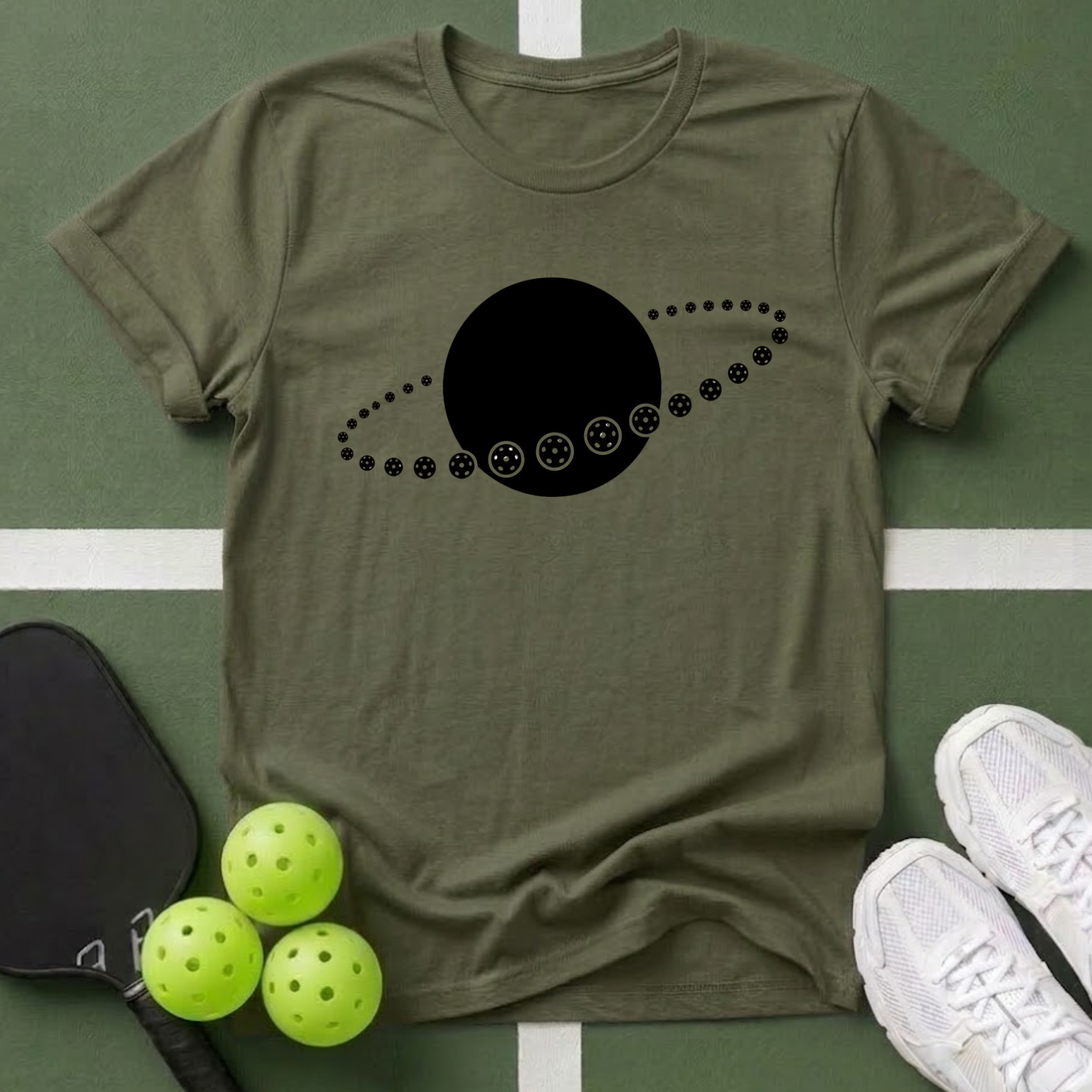 Saturn Pickleball Ring T‑Shirt