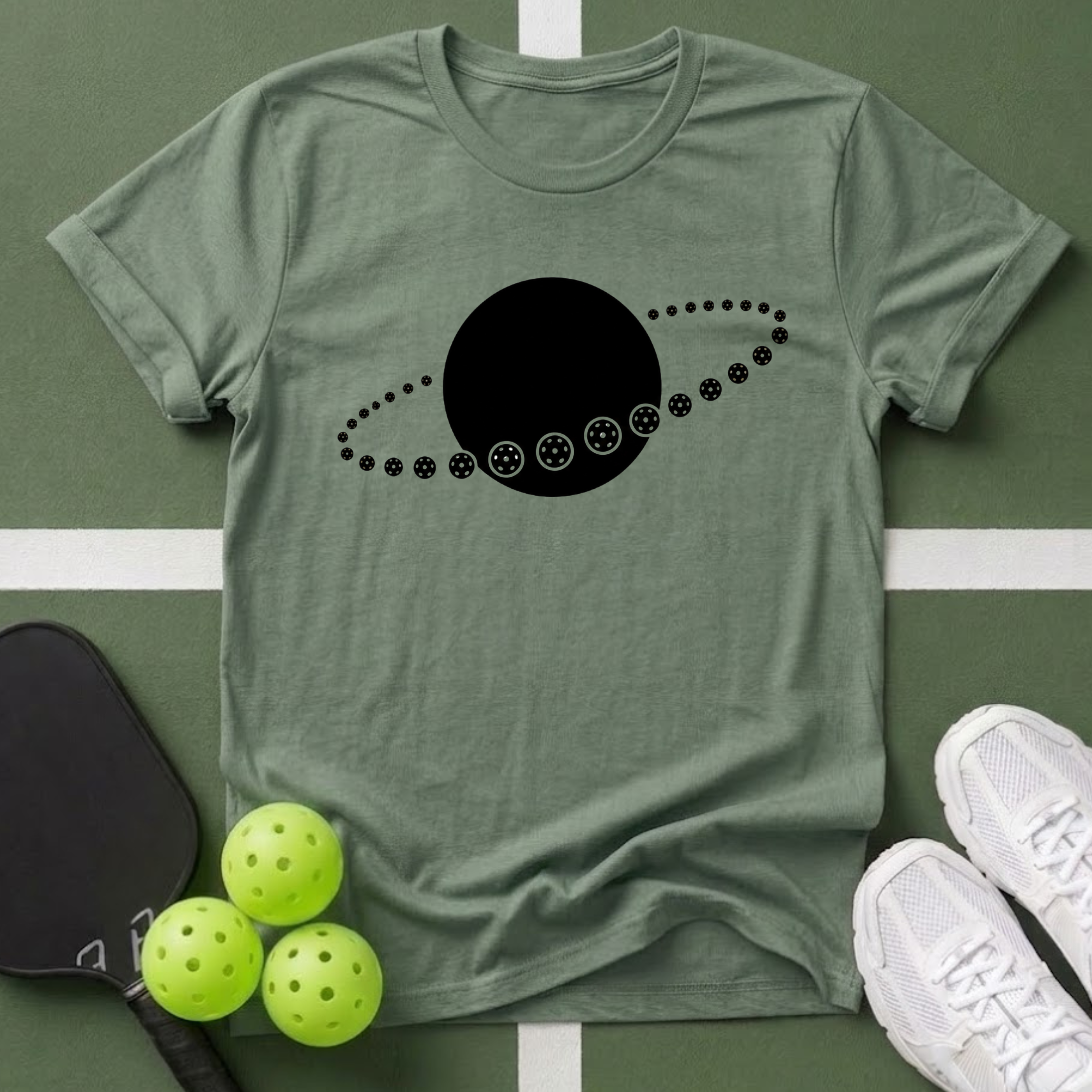 Saturn Pickleball Ring T‑Shirt