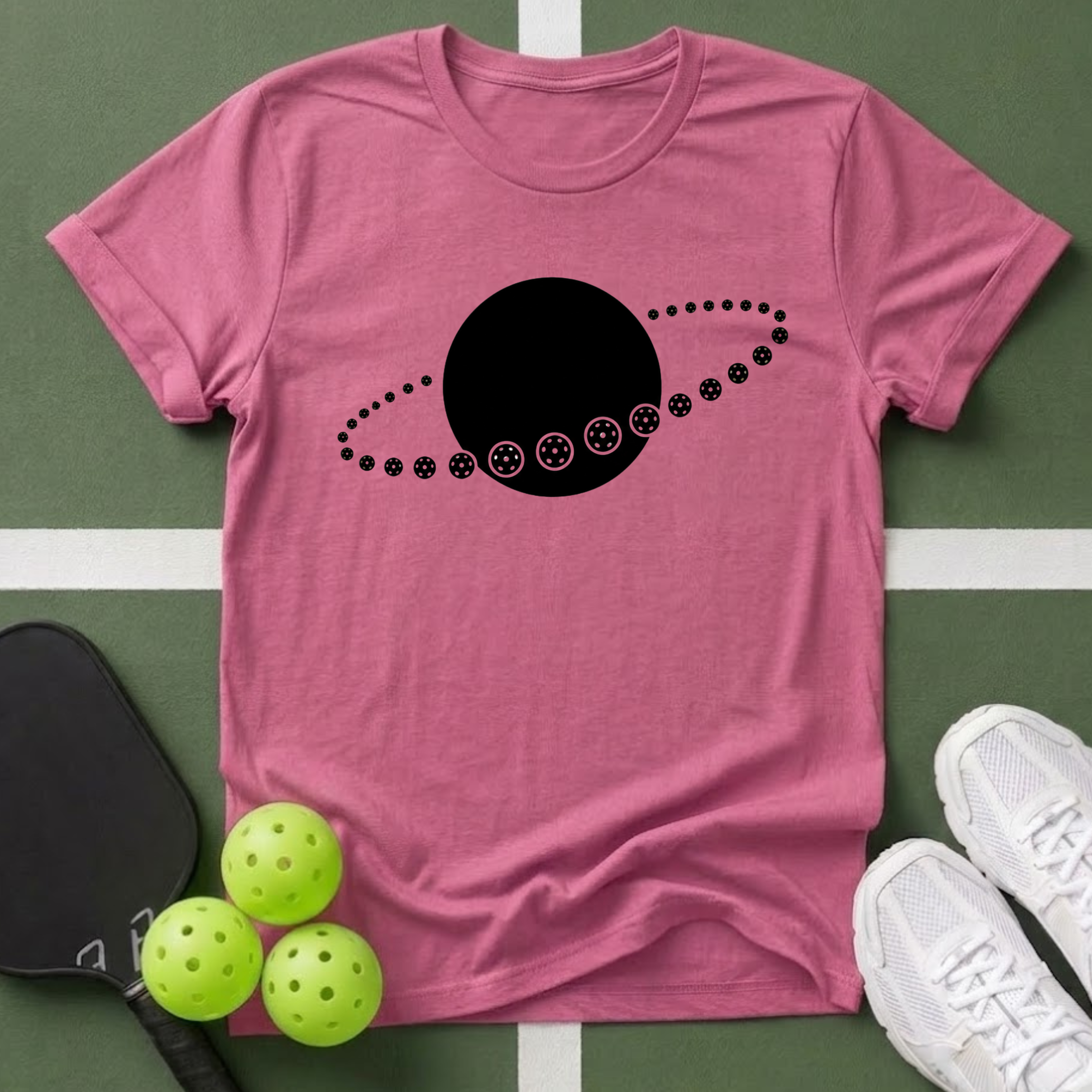 Saturn Pickleball Ring T‑Shirt