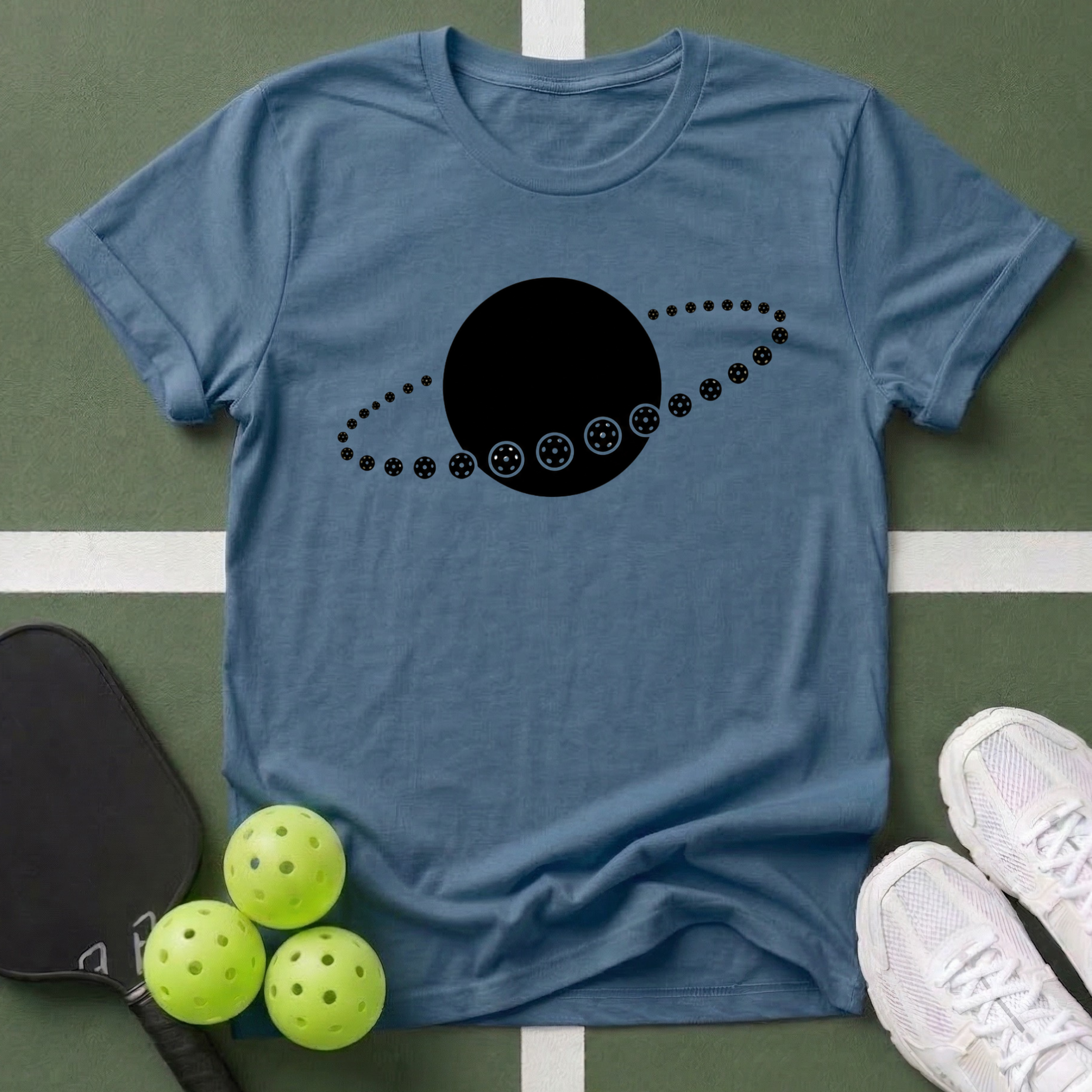 Saturn Pickleball Ring T‑Shirt