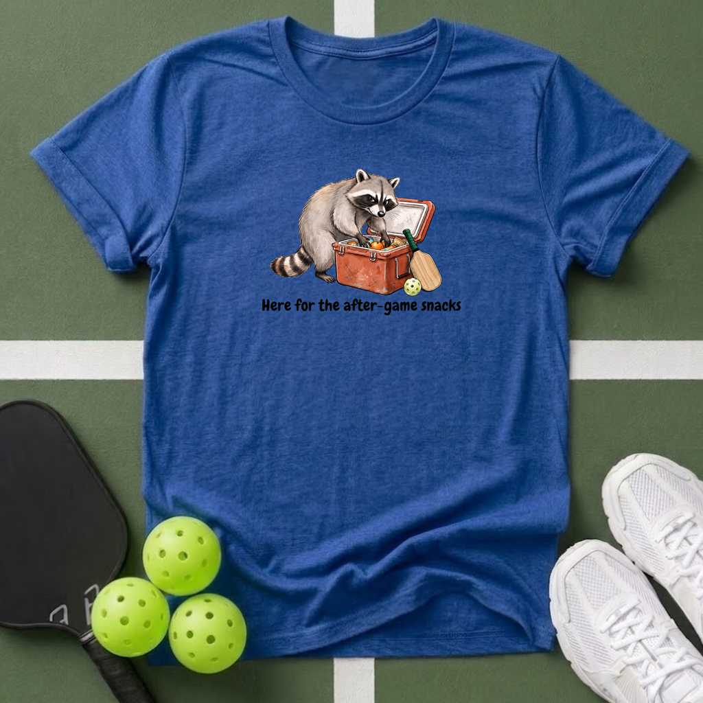 After-Game Snacks Raccoon T-Shirt