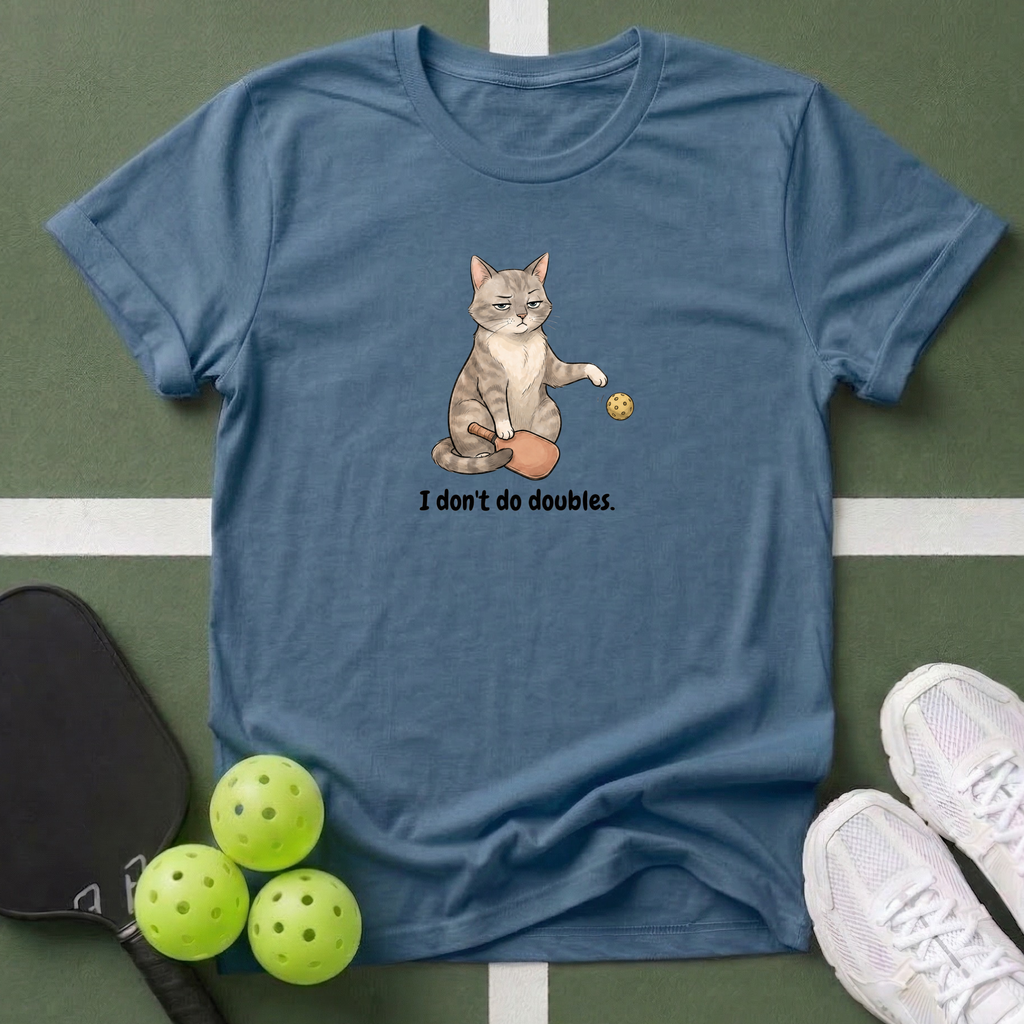 No Doubles Cat T-Shirt