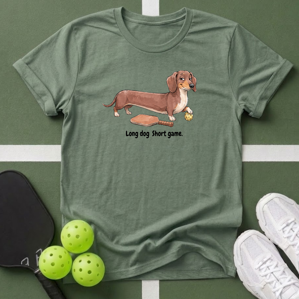 Short Game Dachshund T-Shirt