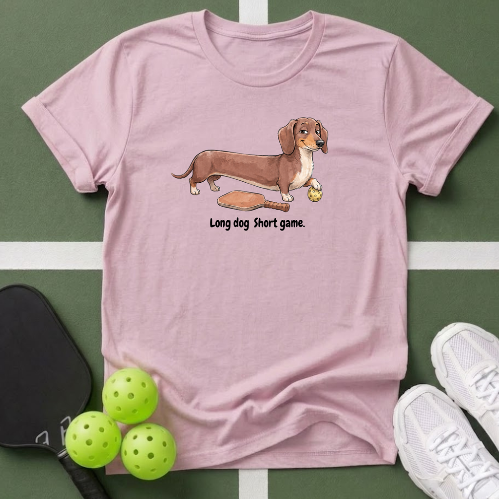 Short Game Dachshund T-Shirt