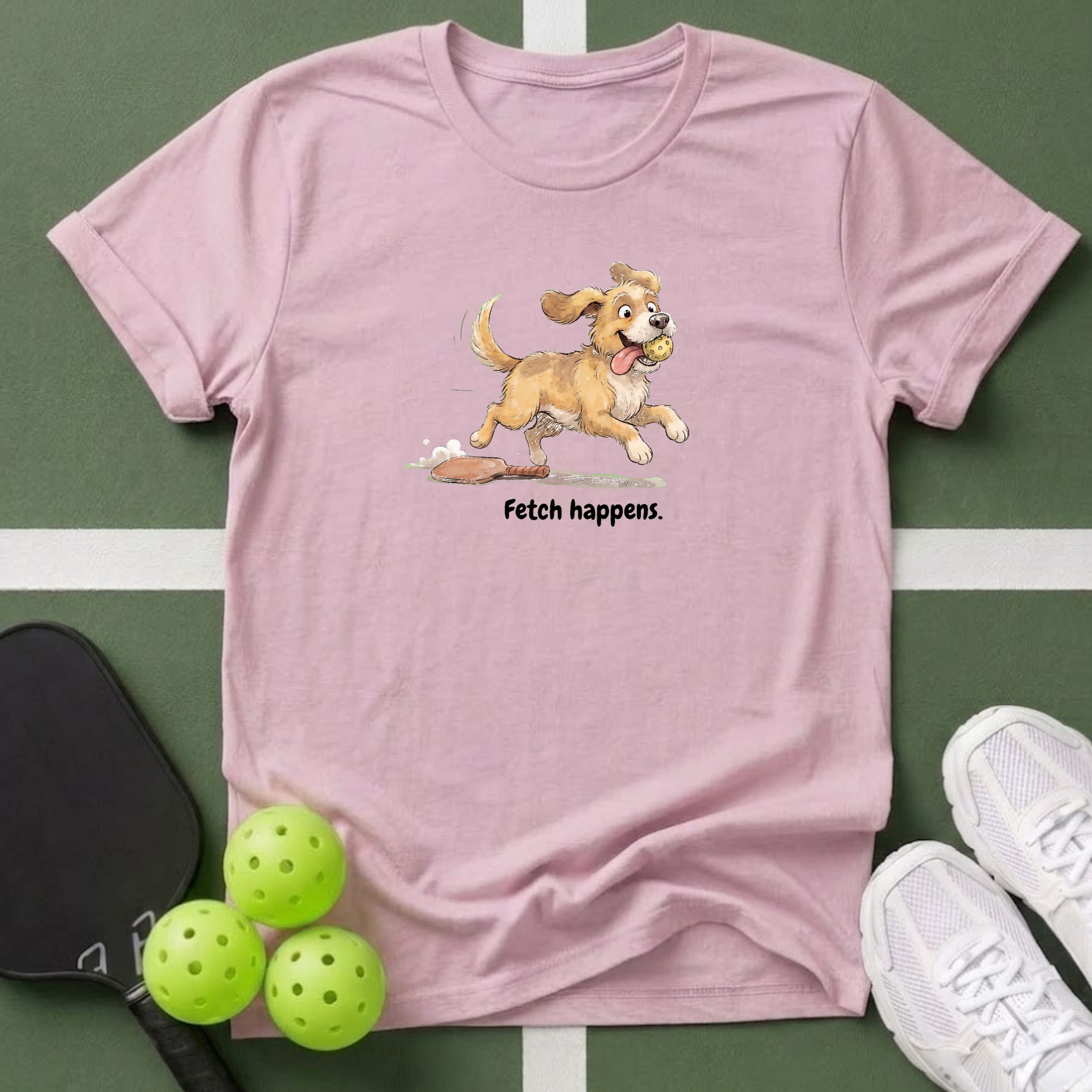 Fetch Happens Dog T-Shirt