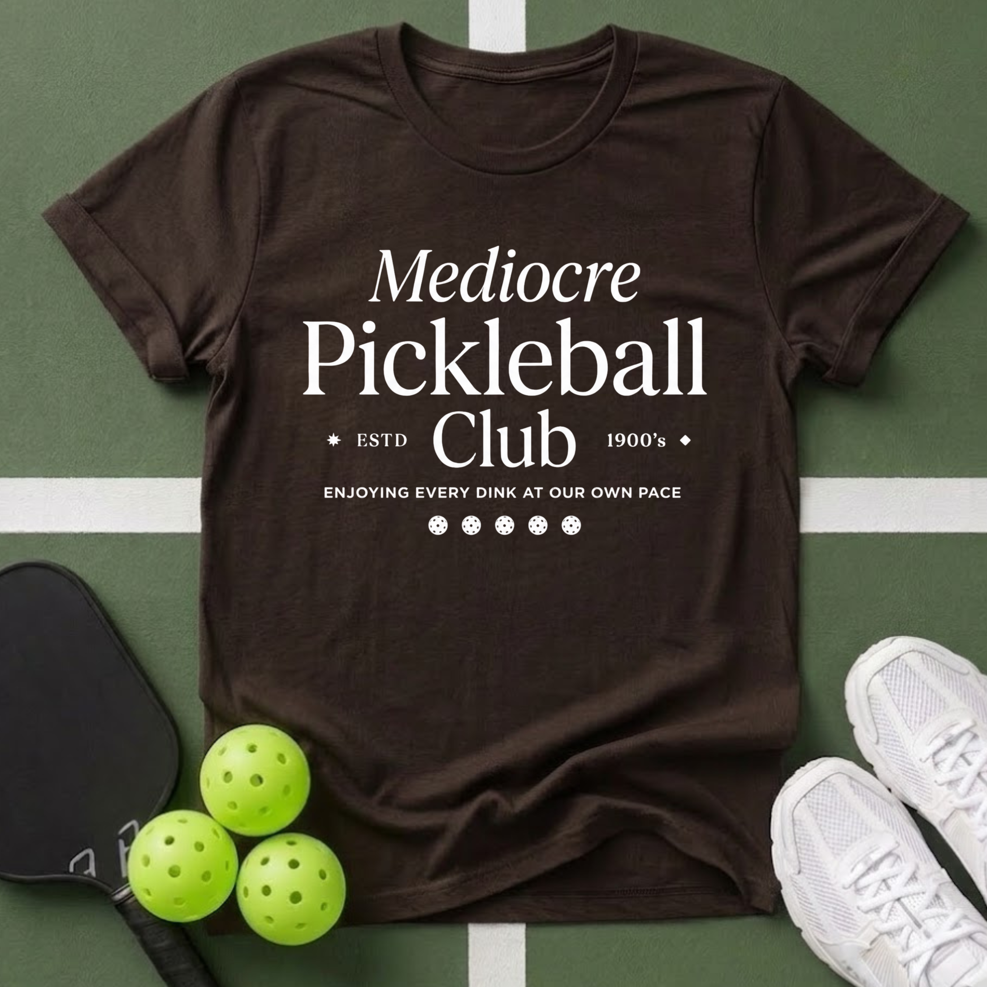 Mediocre Pickleball Club T-Shirt