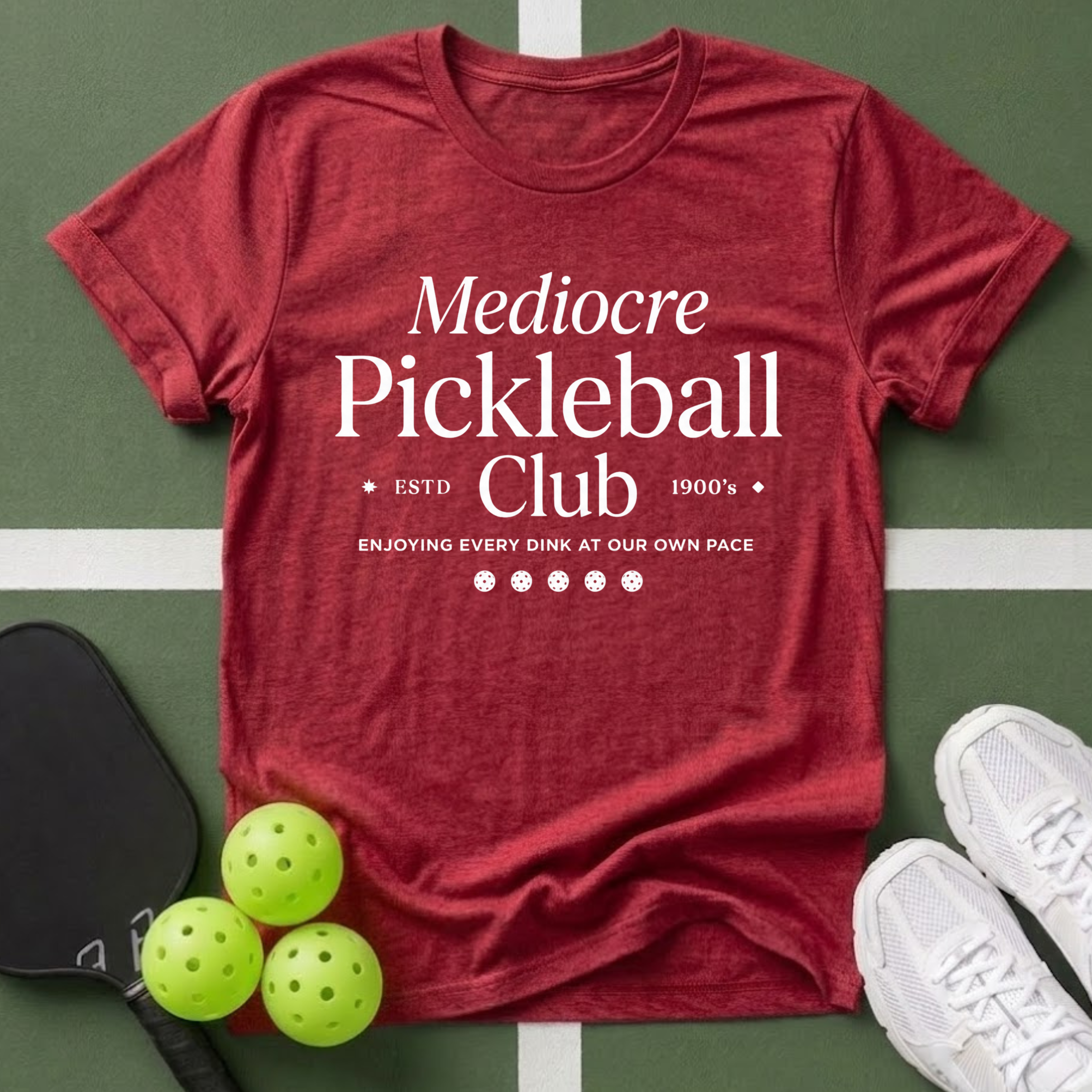 Mediocre Pickleball Club T-Shirt