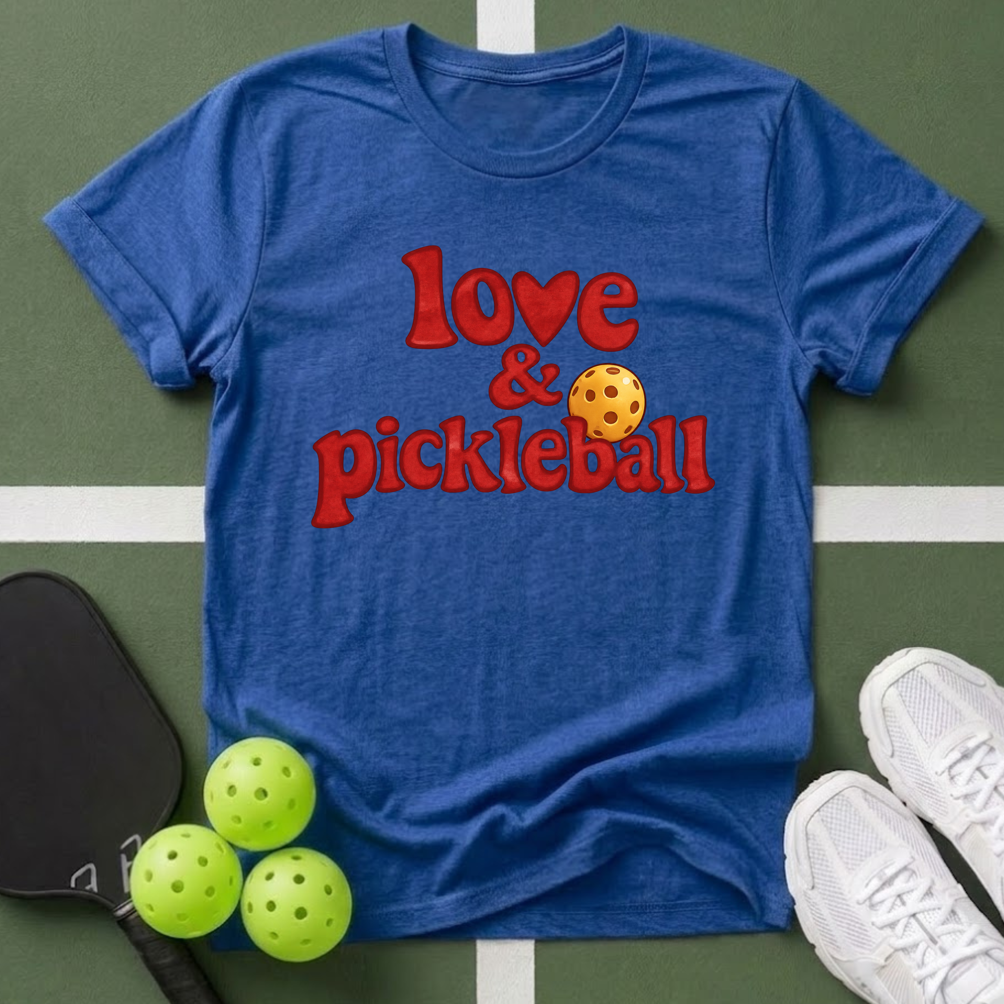 Love & Pickleball T‑Shirt