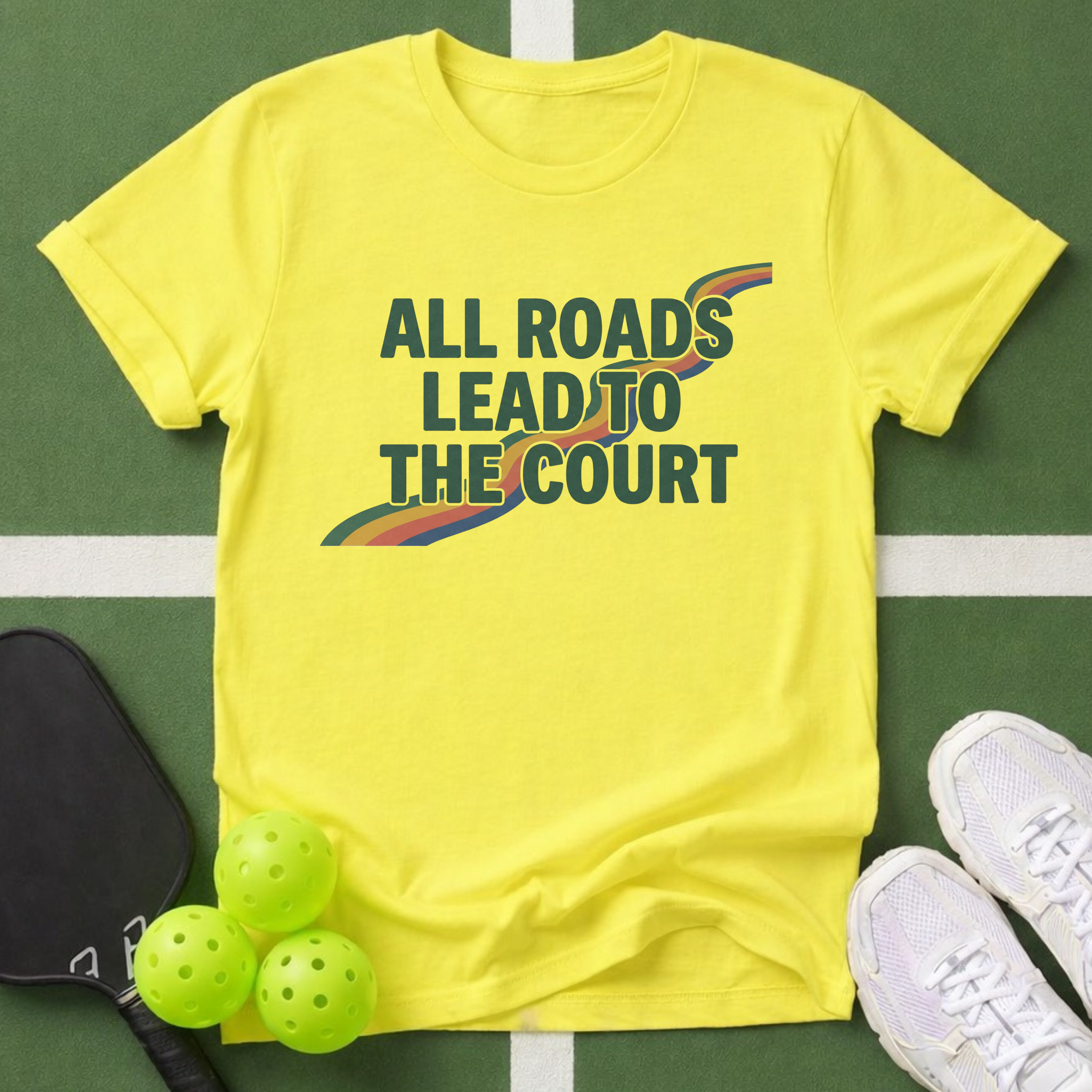 All Roads Lead to the Court T-Shirt