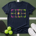 Neon Splatter Court T-Shirt