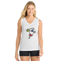 Performance Women's V-Neck Sleeveless "Abstract"