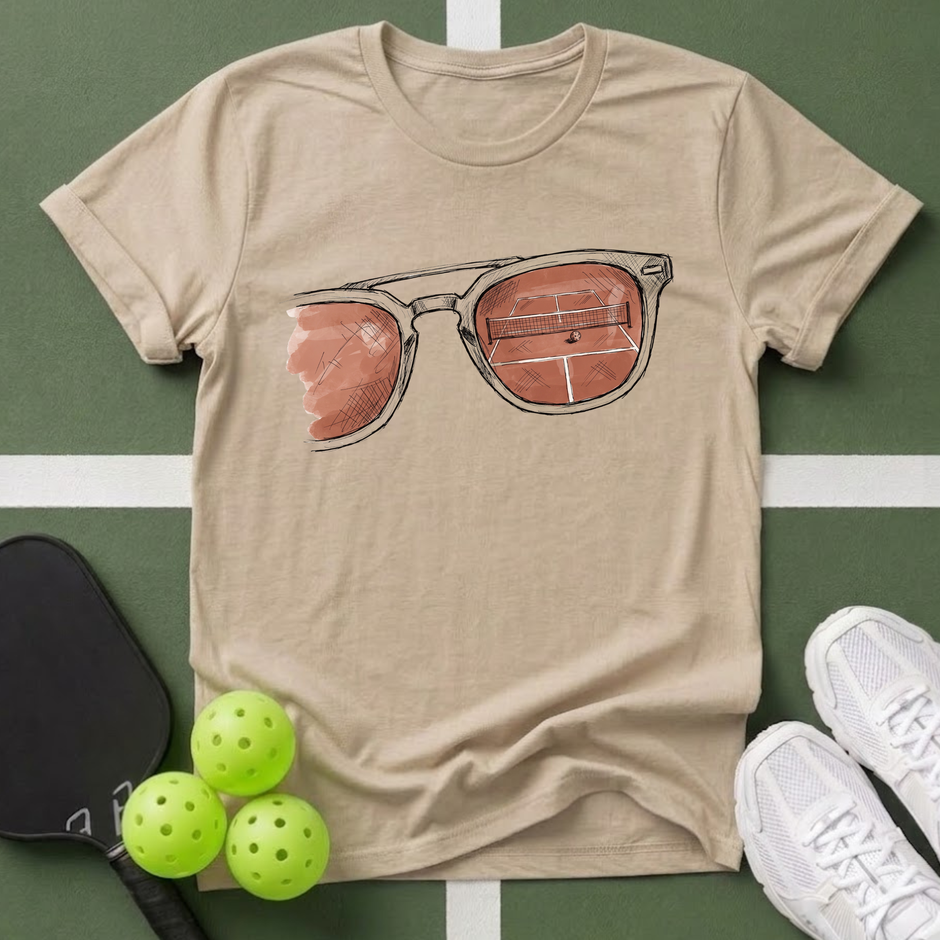 Court Reflection T-Shirt