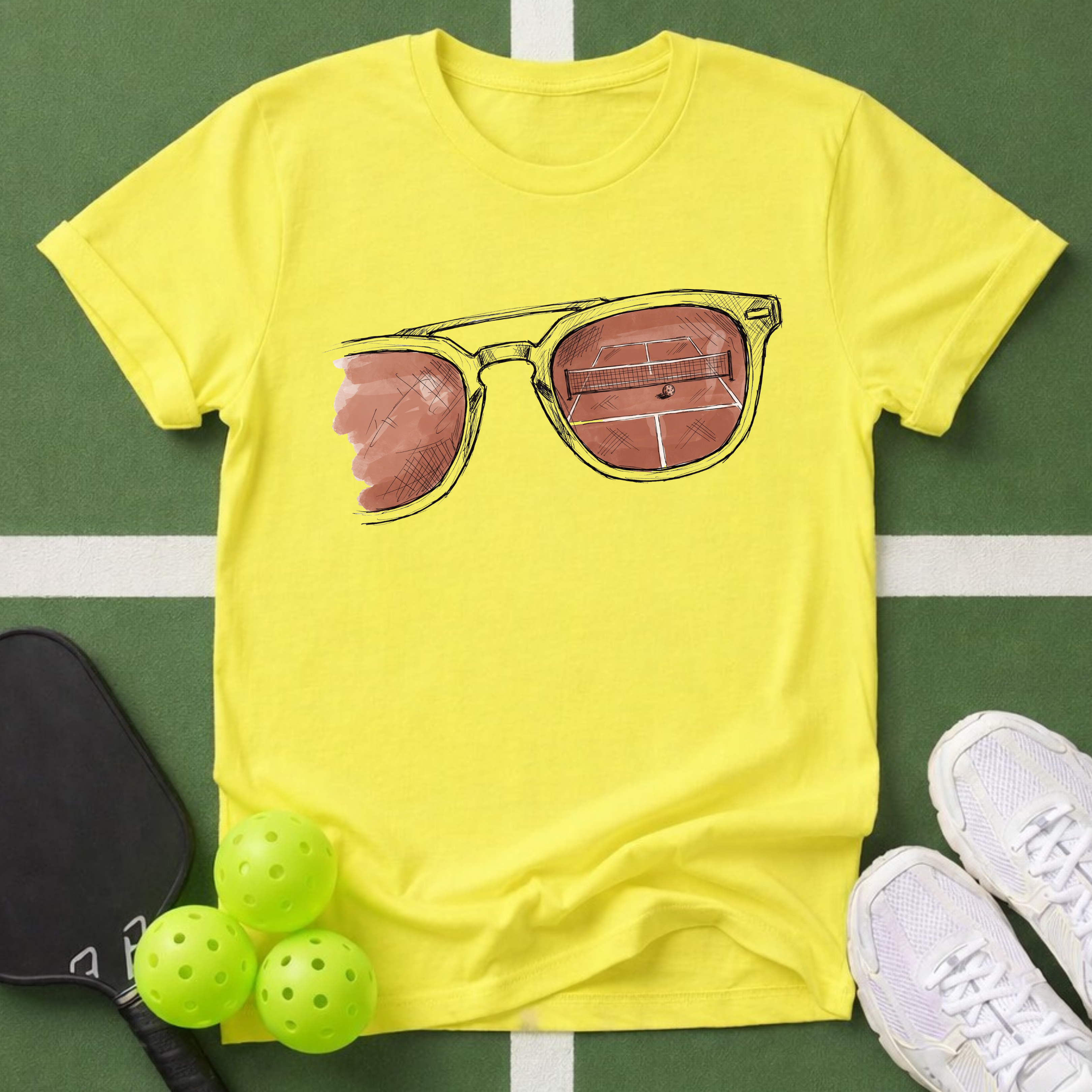 Court Reflection T-Shirt
