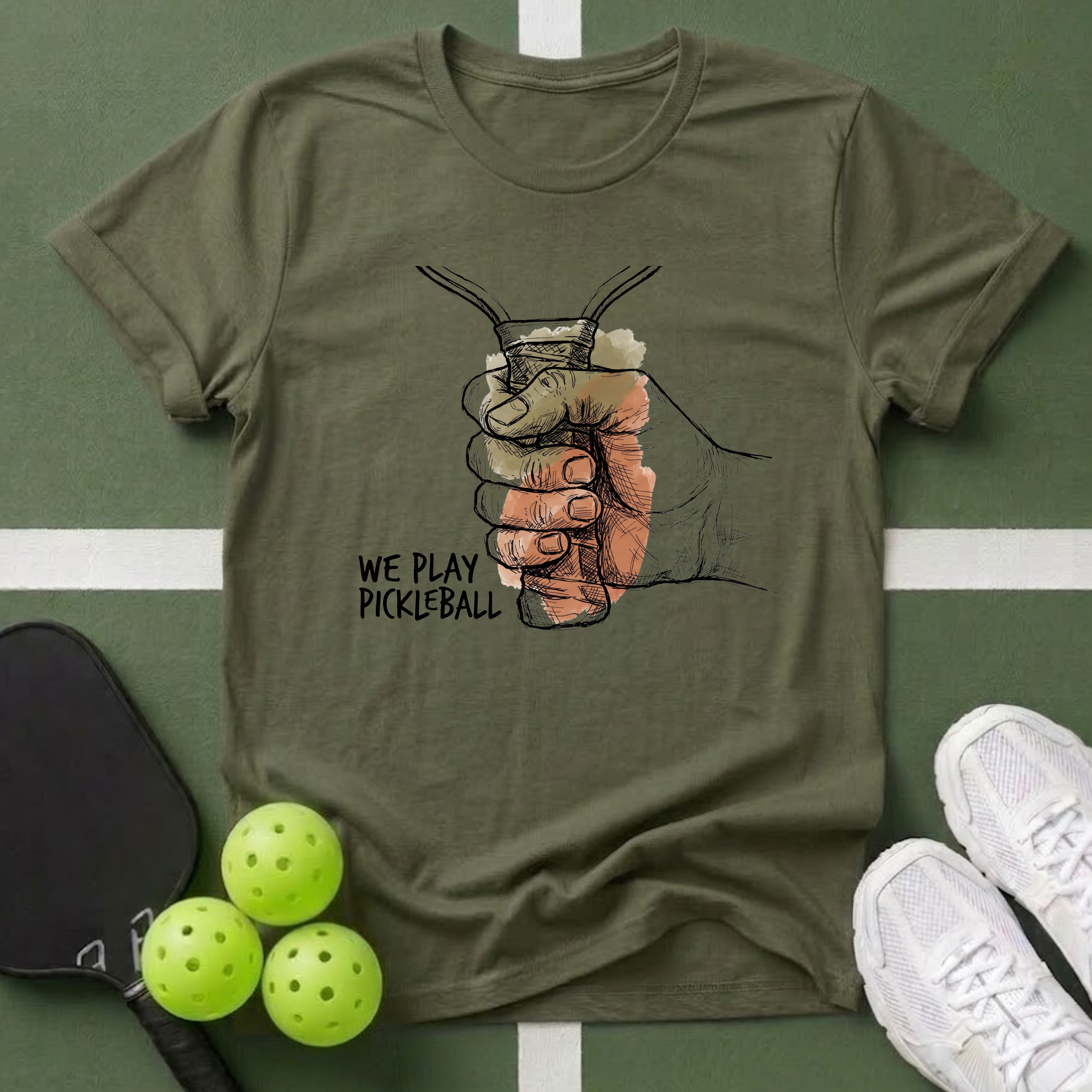 Hand Gripping Paddle T-Shirt