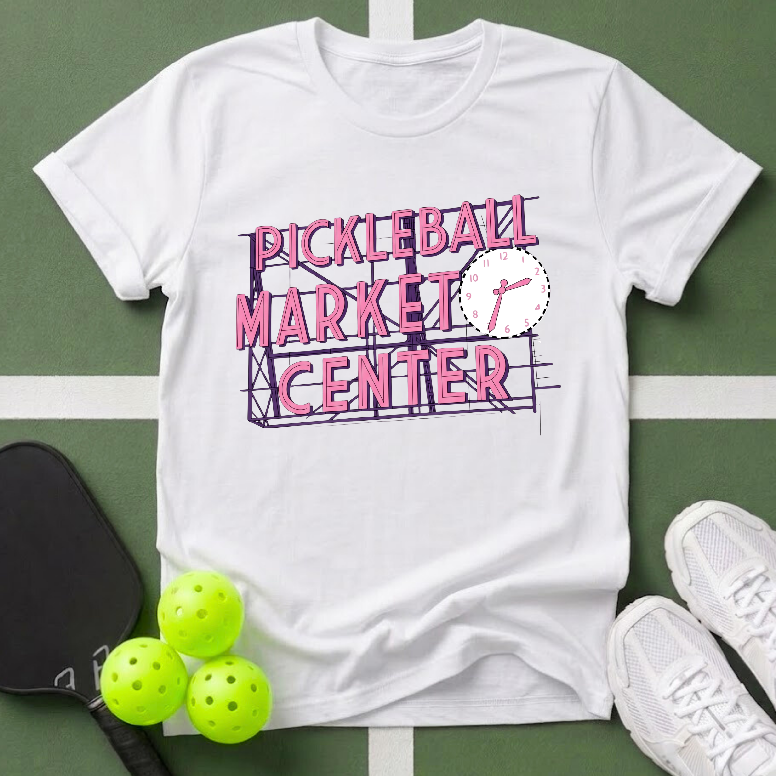Pickleball Center T-Shirt