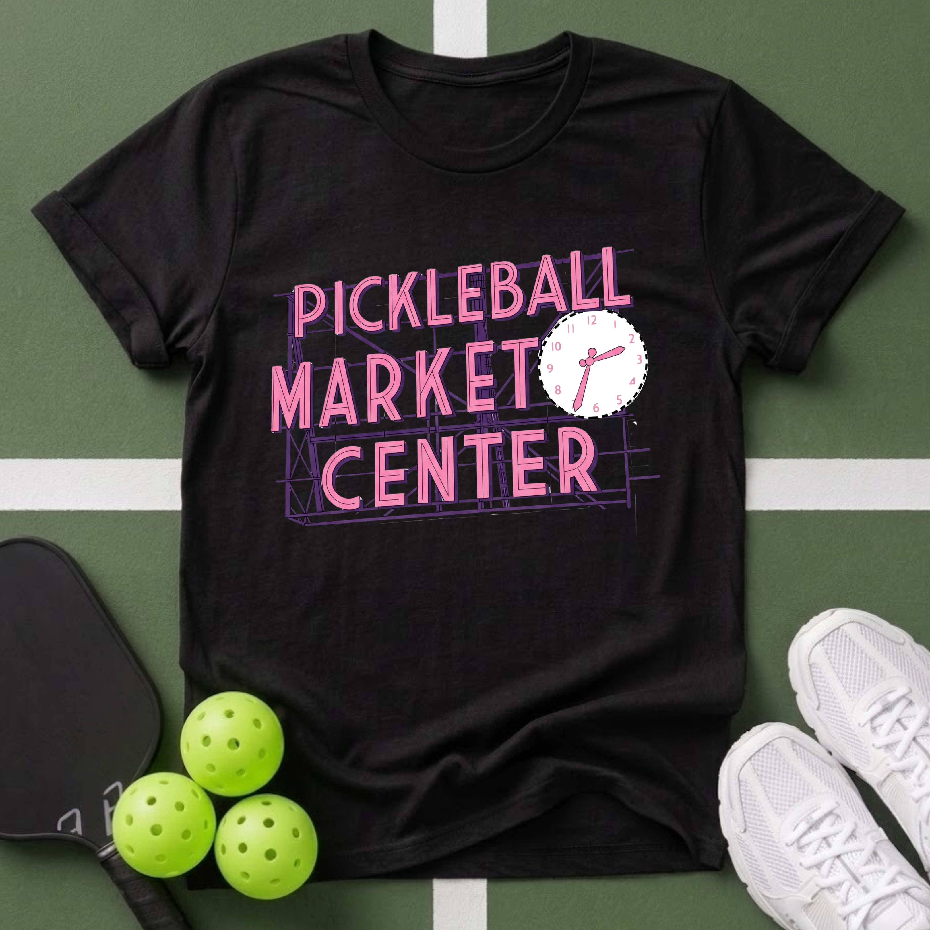 Pickleball Center T-Shirt