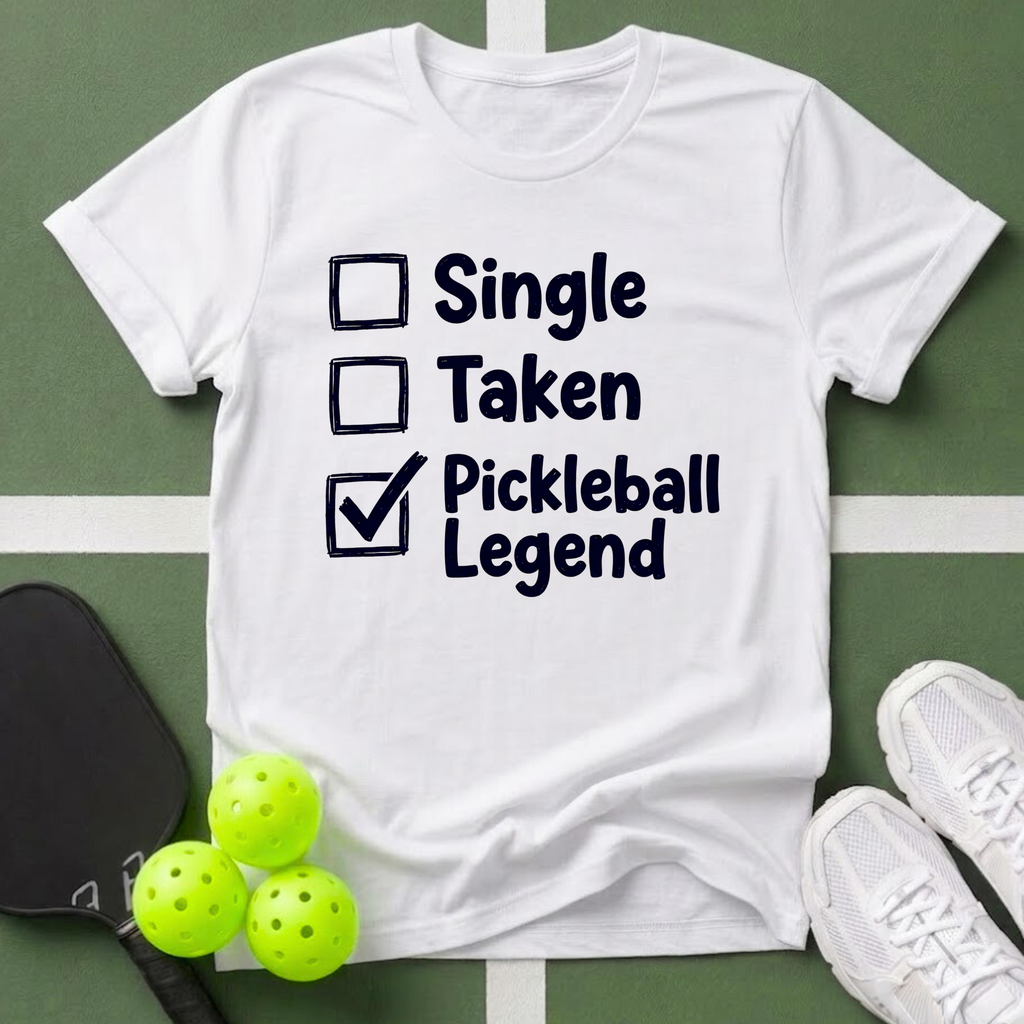 Pickleball Legend Check T-Shirt