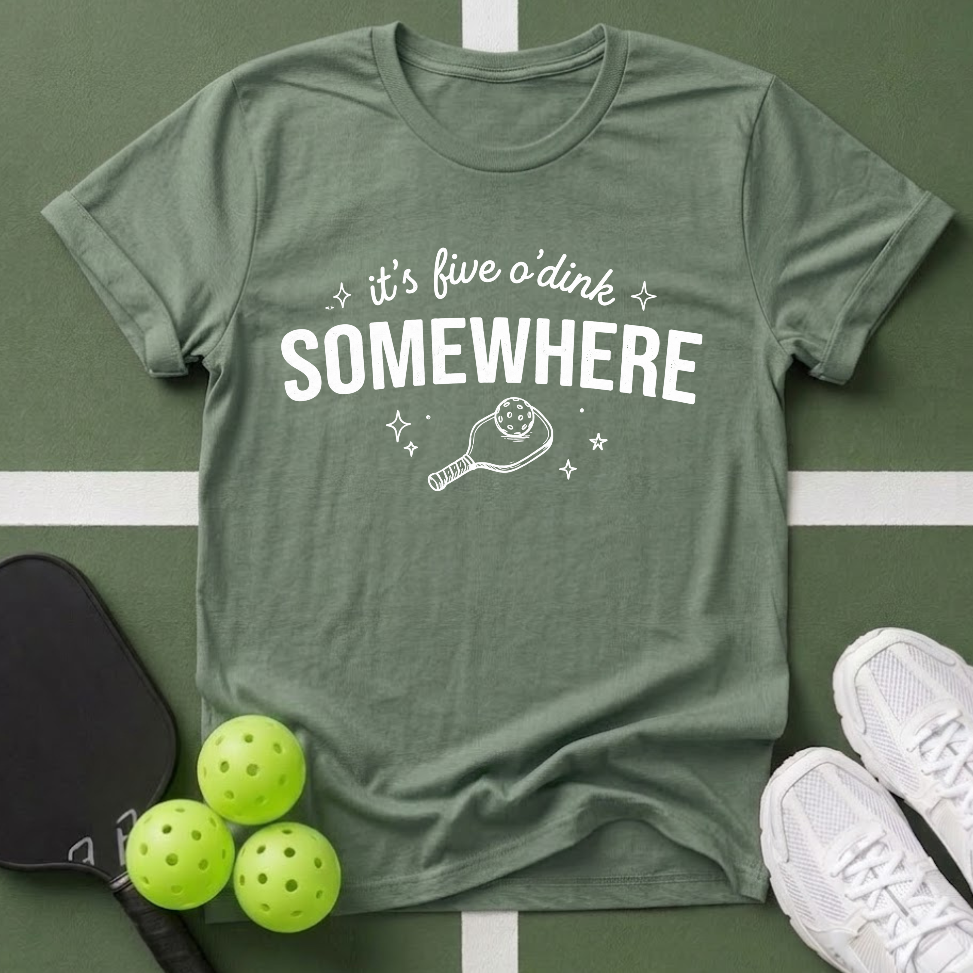 It's Five O' Dink Somewhere T-Shirt