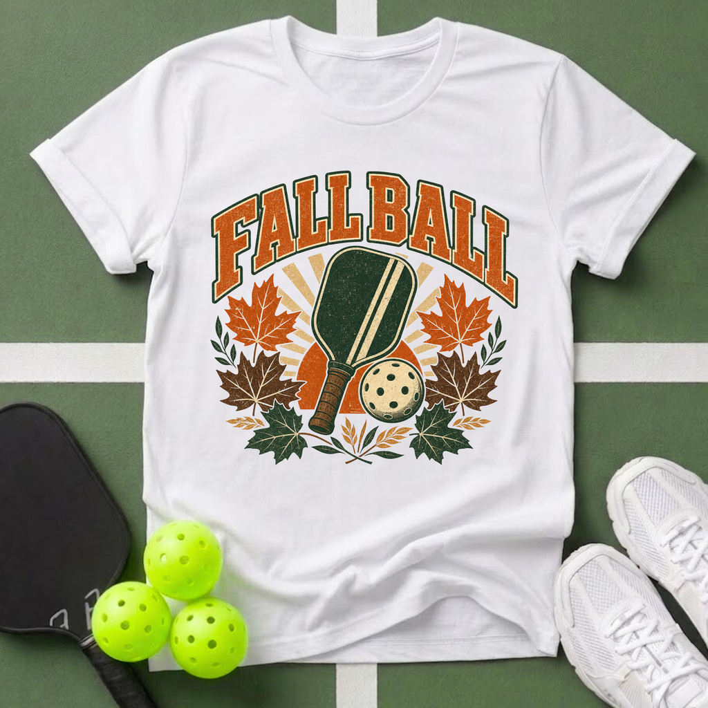 Fall Ball Leaves T‑Shirt