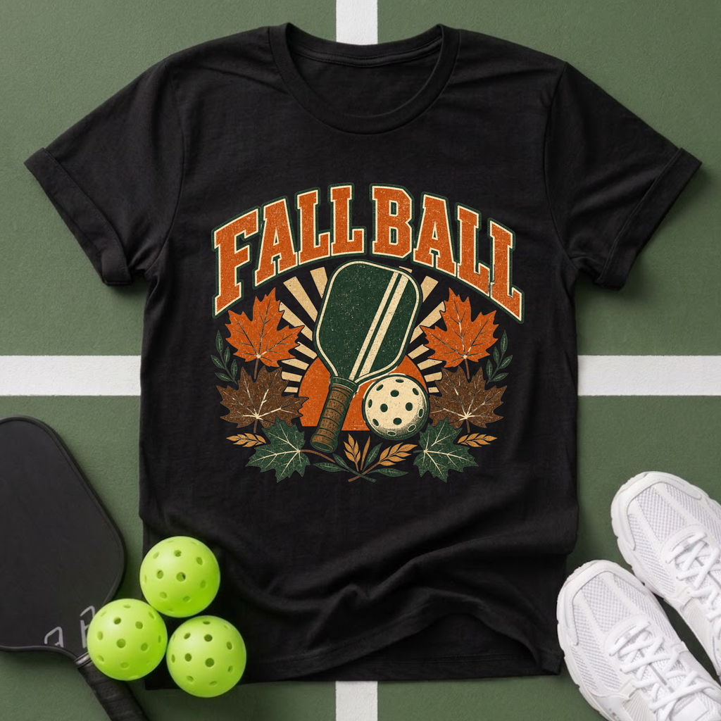Fall Ball Leaves T‑Shirt